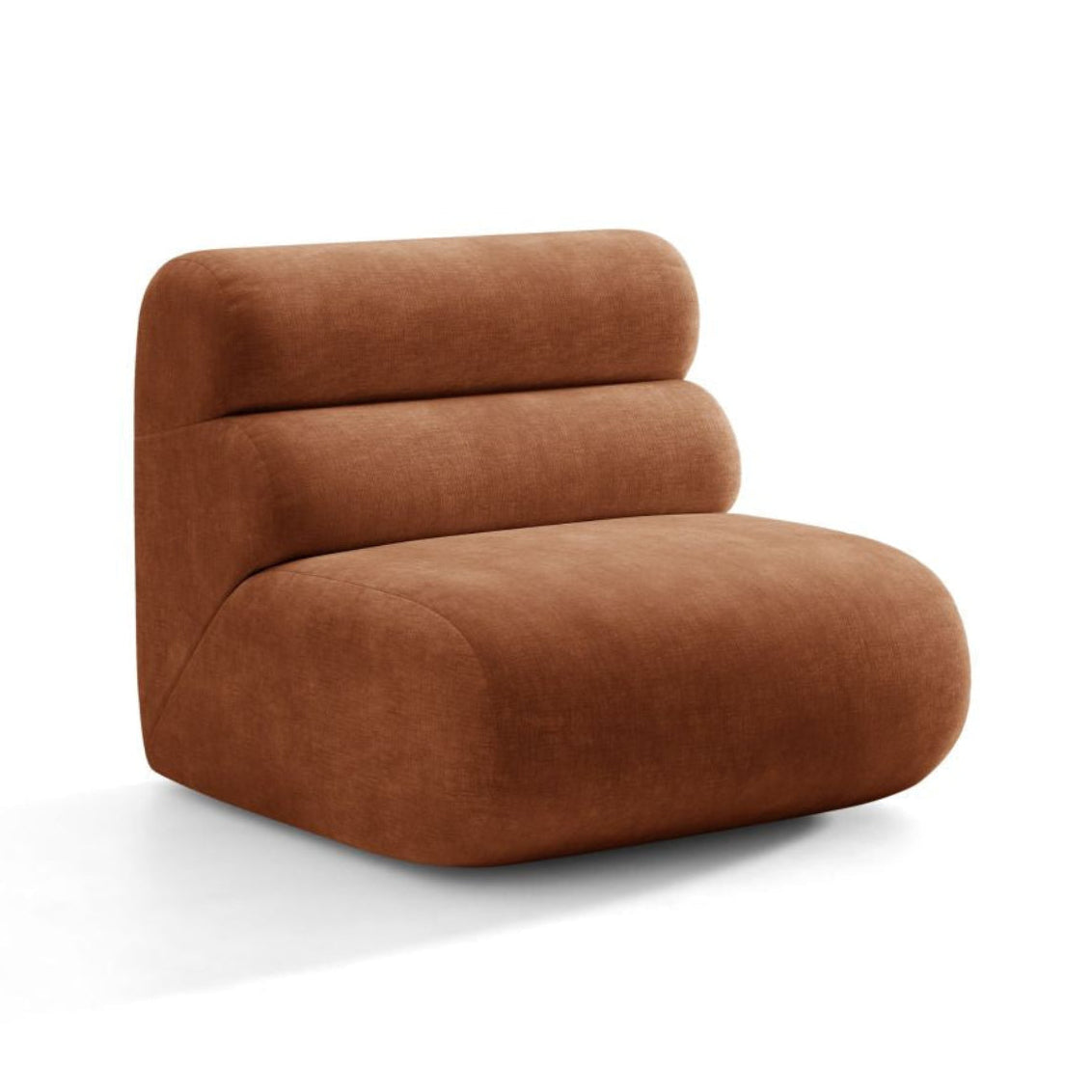 Neo Armchair / Module in Brick Chenille