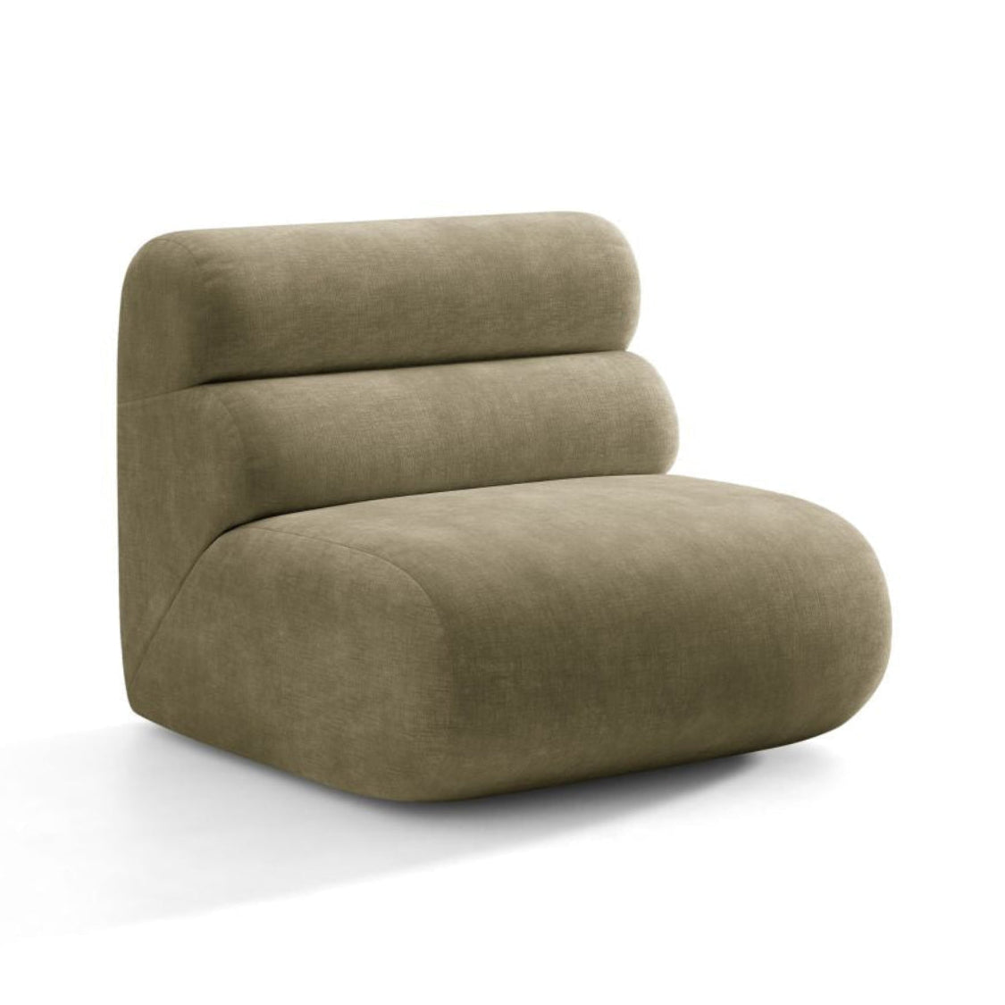 NEO armchair / module in olive chenille