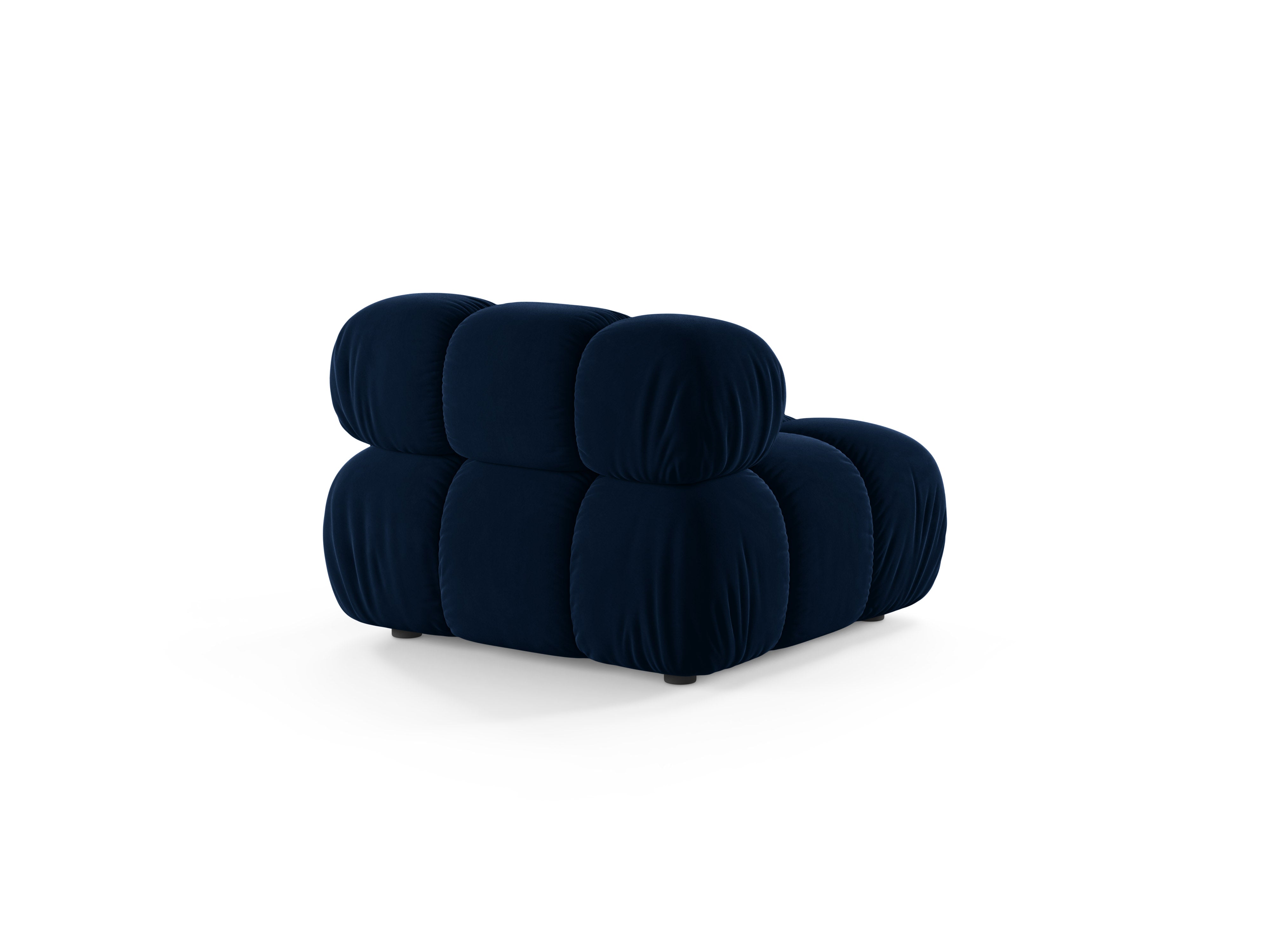 Armchair / velvet module BELLIS royal blue