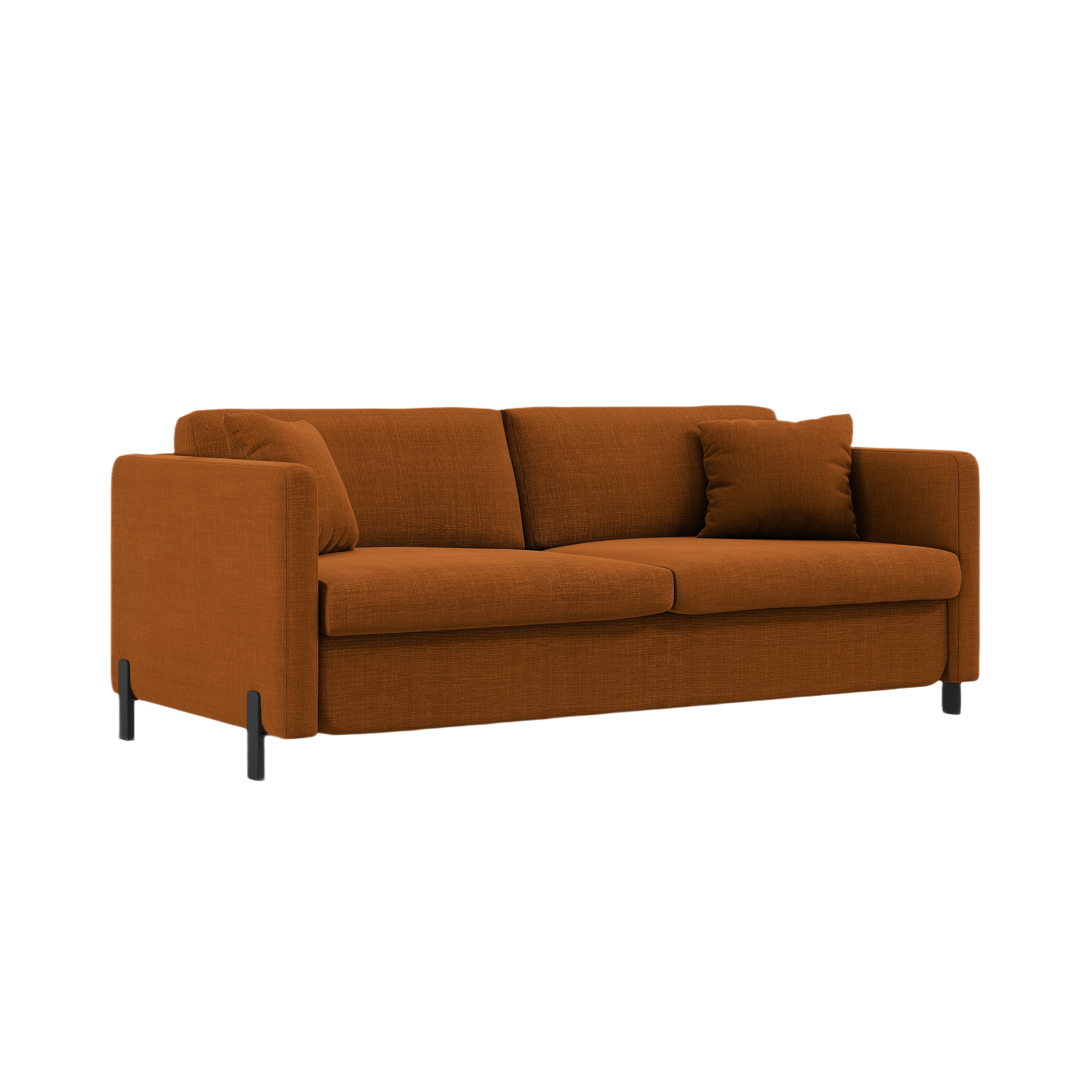 Sofa with bed function, "Gloria", 2 Seats, Brick, 182x102x80
Made in Europe
