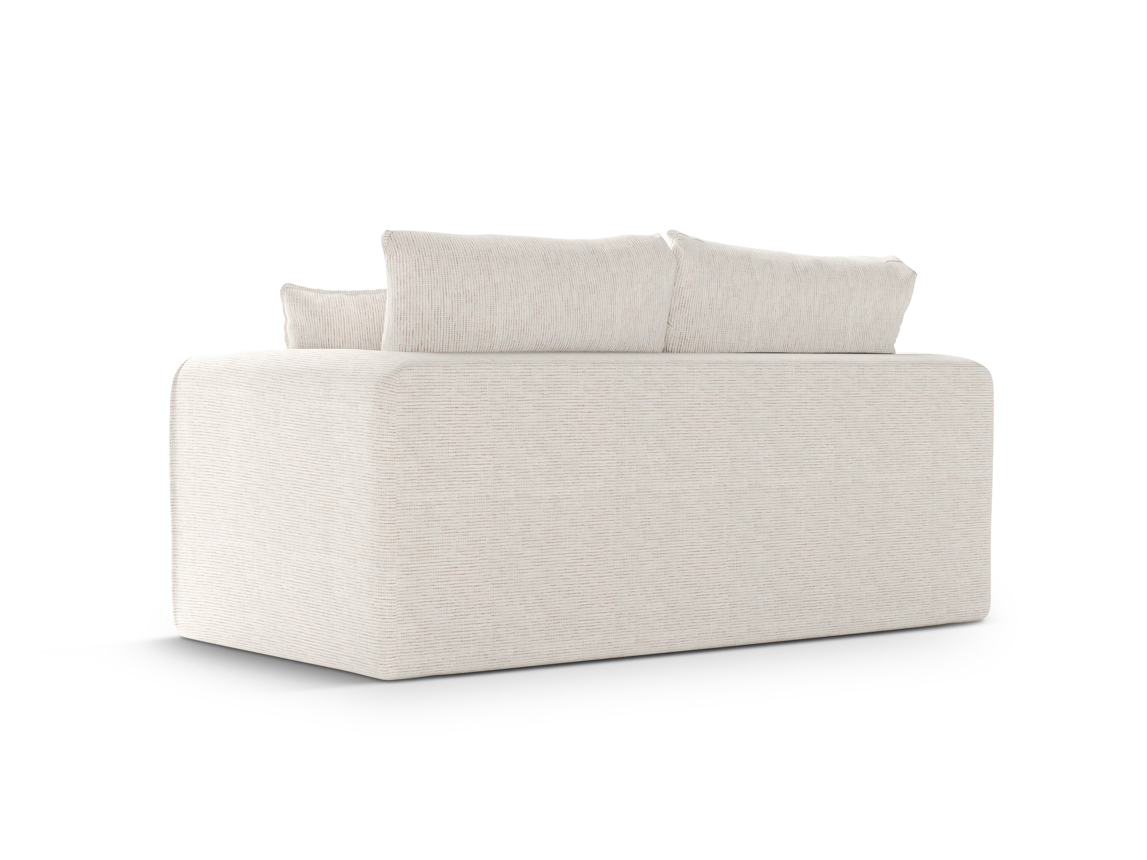 2-Seater Sofa with Sleeping Function LIDO Light Beige Mélange