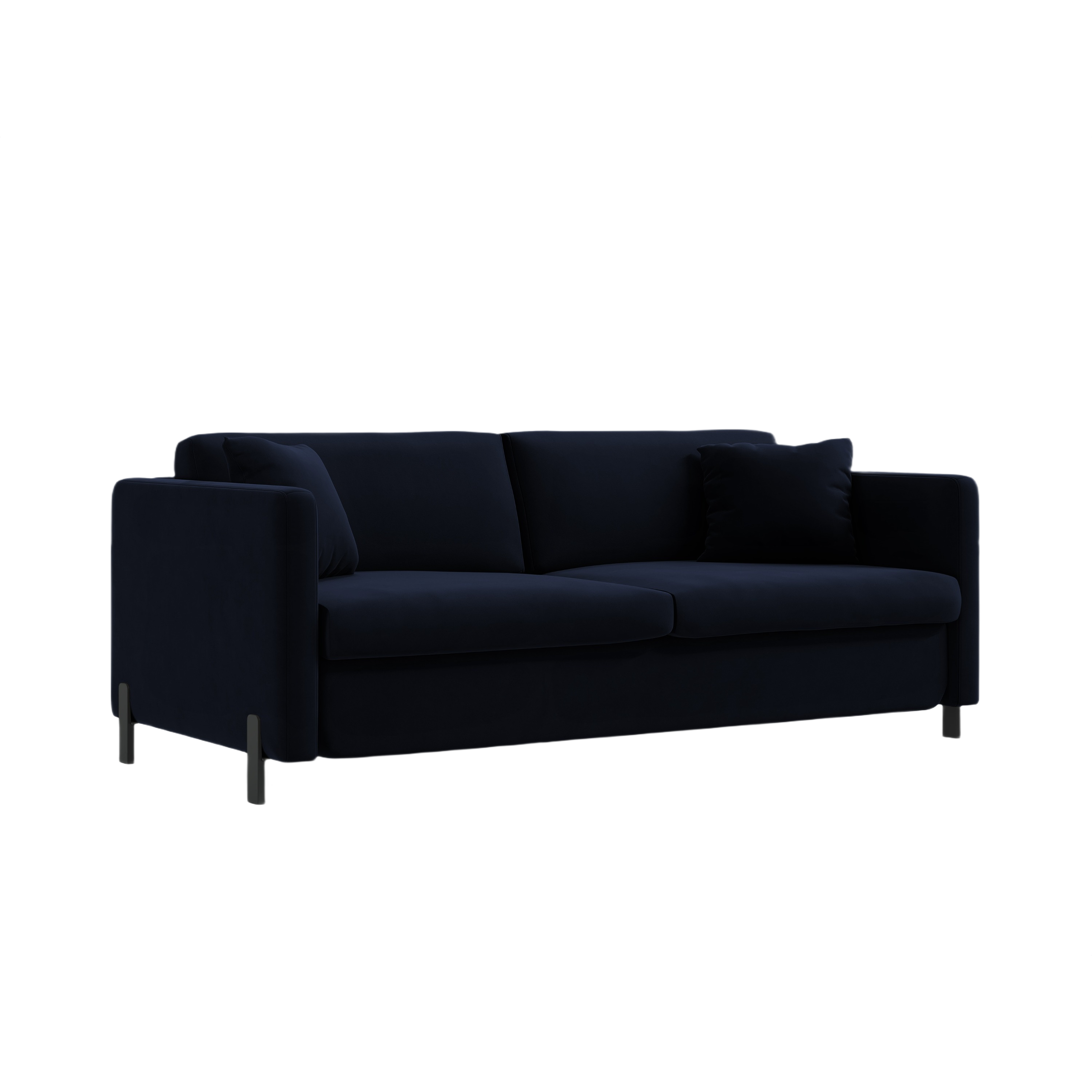 Samtsofa mit Bettfunktion, "Gloria", 2 Sitze, Royal Blue, 182x102x80
In Europa gemacht