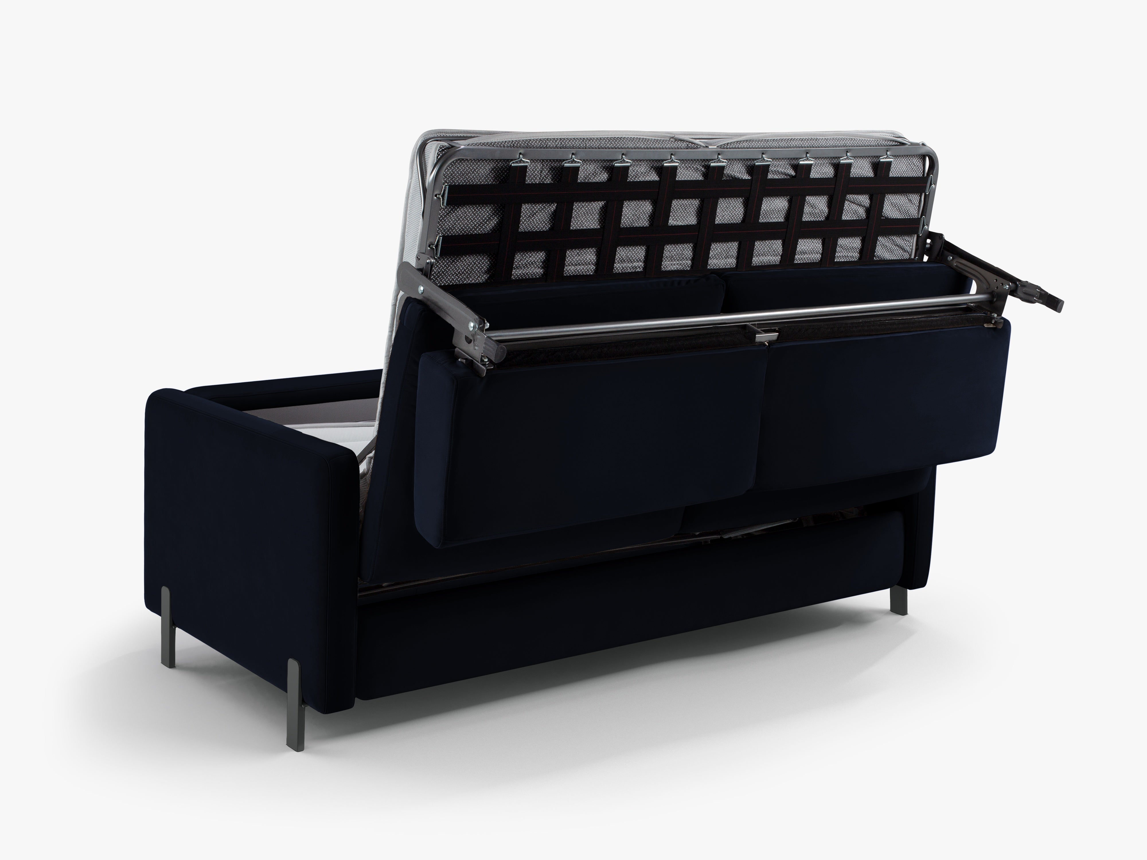 Samtsofa mit Bettfunktion, "Gloria", 2 Sitze, Royal Blue, 182x102x80
In Europa gemacht