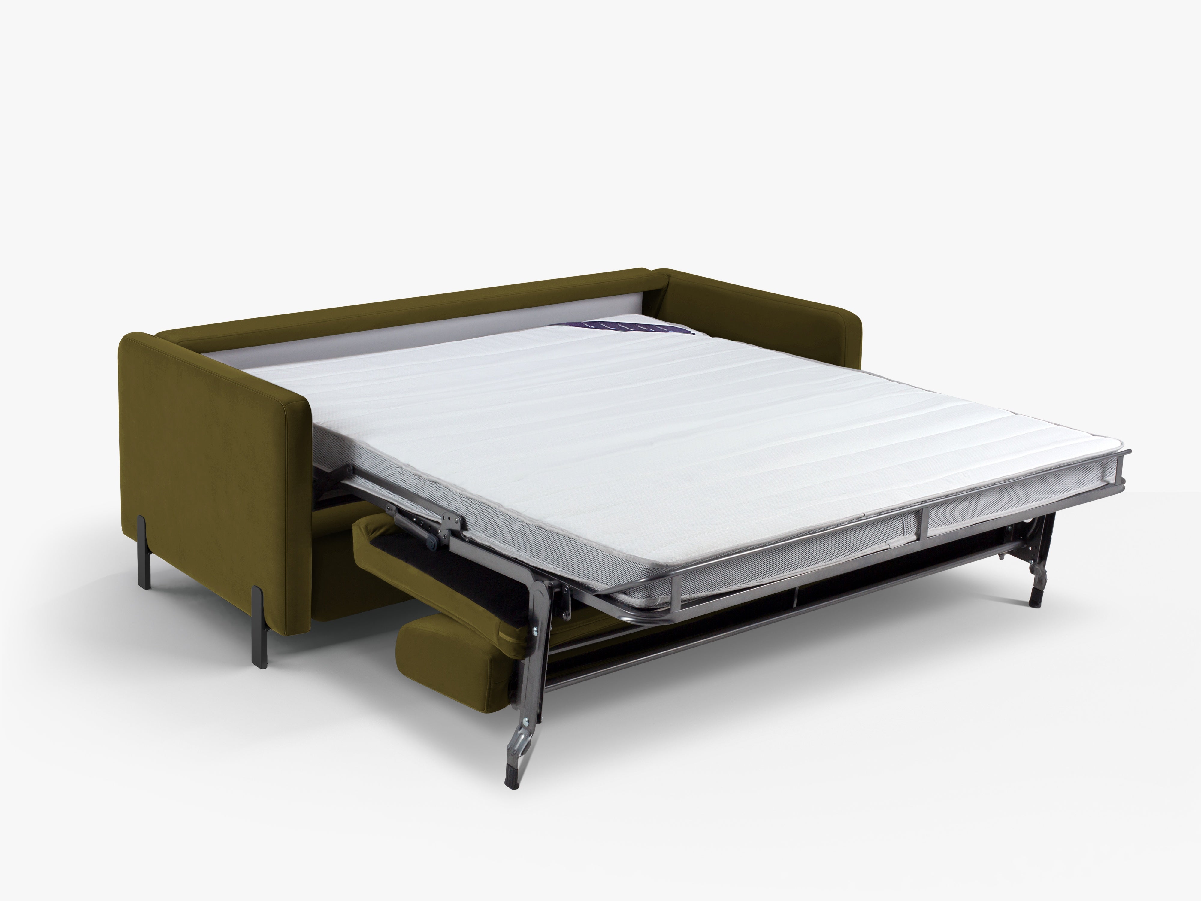 Samtsofa mit Bettfunktion, "Gloria", 2 Sitze, Grün, 182x102x80
In Europa gemacht