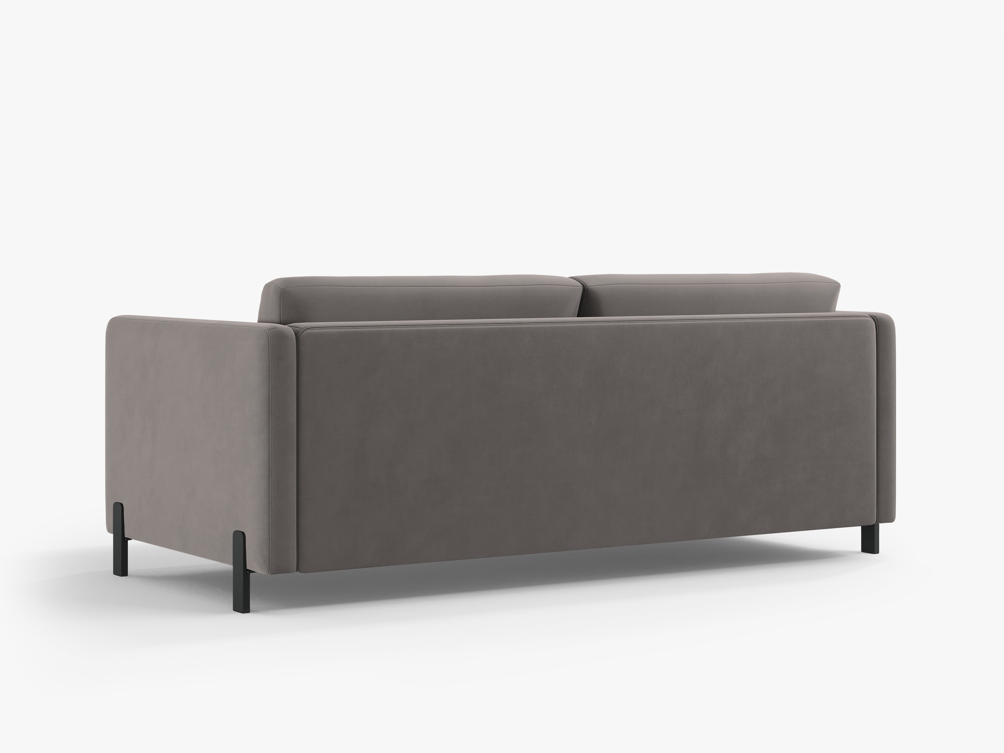 Samtsofa mit Bettfunktion, "Gloria", 2 Sitze, Grau, 182x102x80
In Europa gemacht