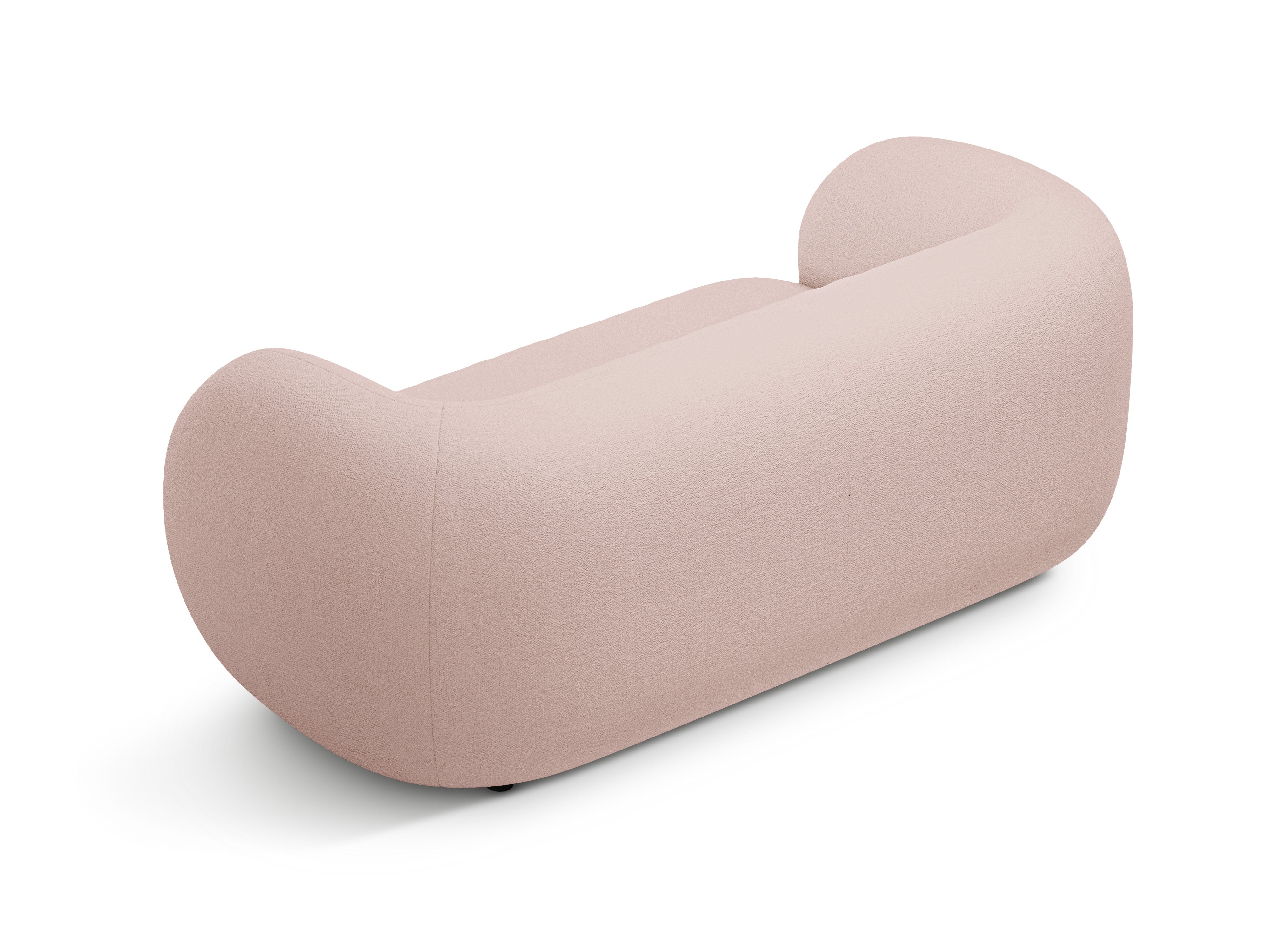 Sofa 2-sitzig KATE rosa Boucle