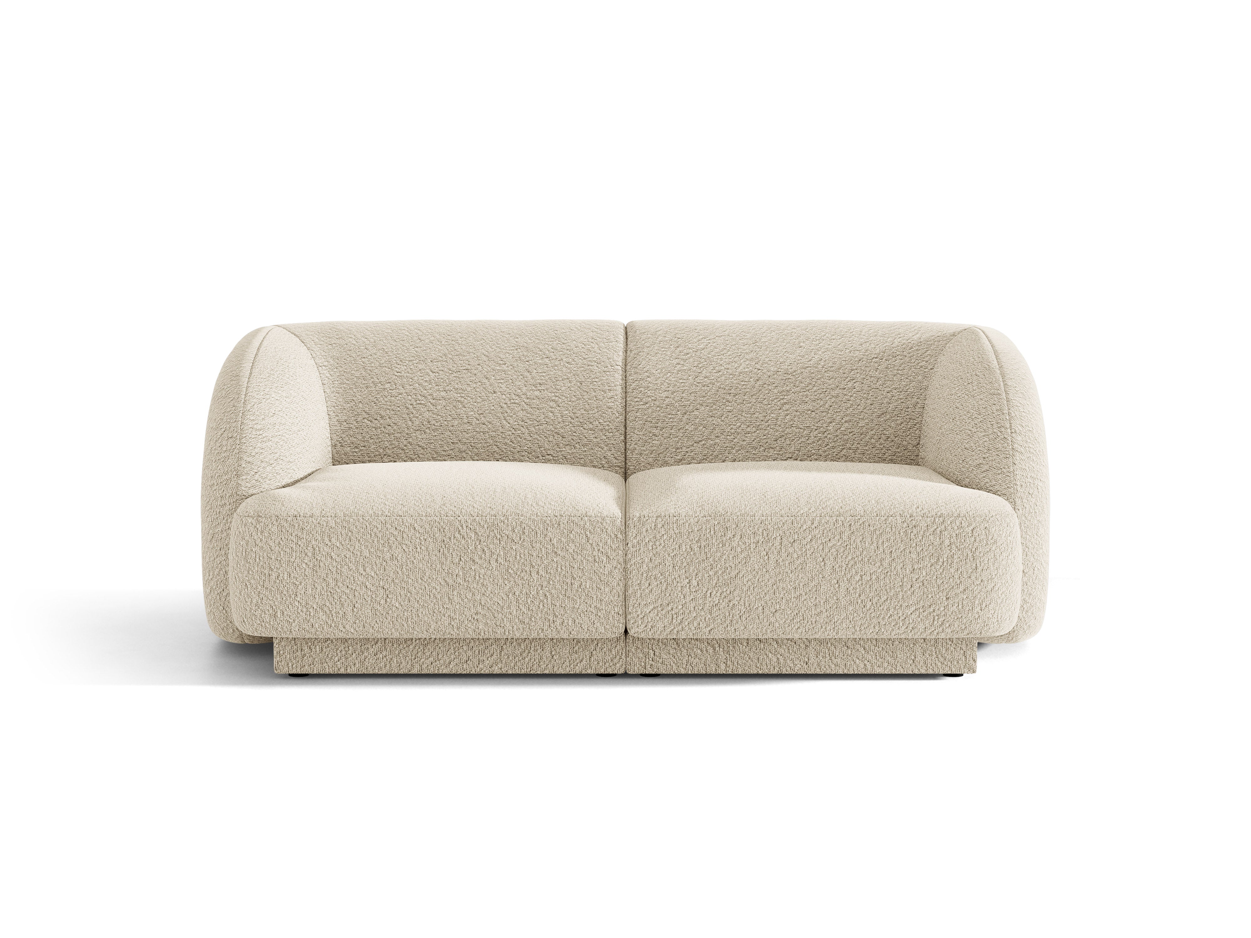 Sofa 2-osobowa MILEY beżowy boucle do salonu