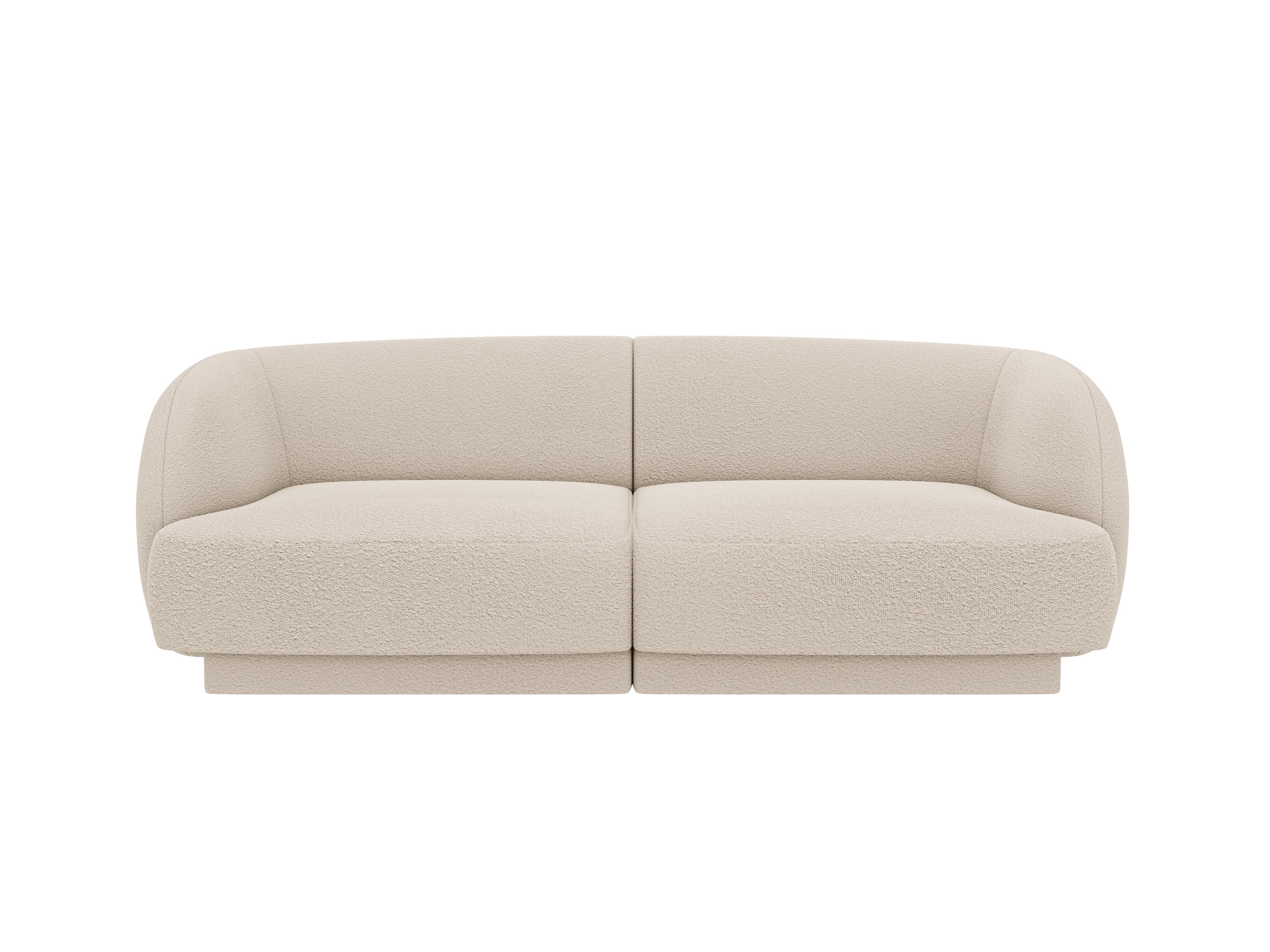 Sofa 2-sitzig MILEY beige Boucle