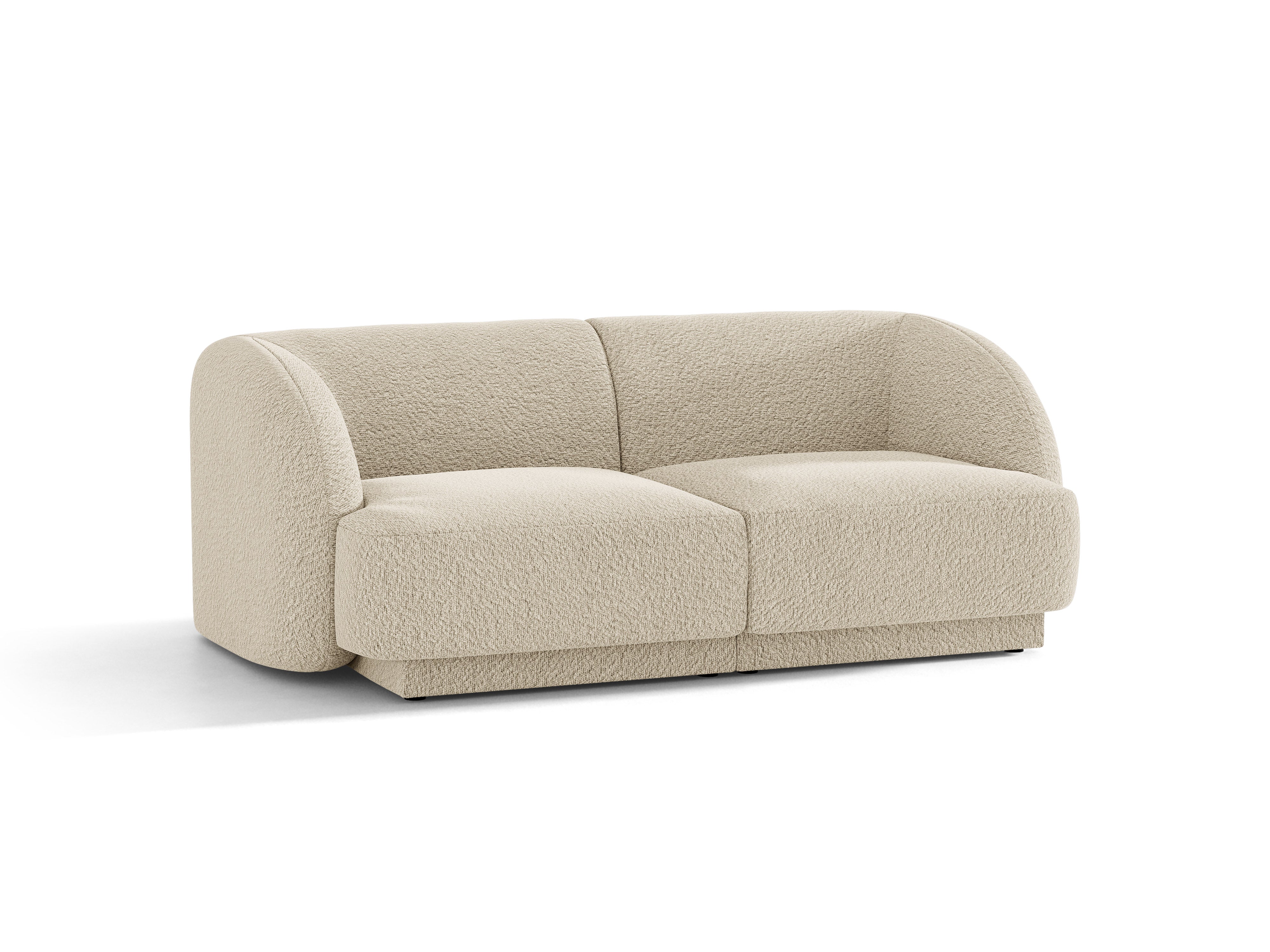 Sofa 2-osobowa MILEY beżowy boucle – Micadoni