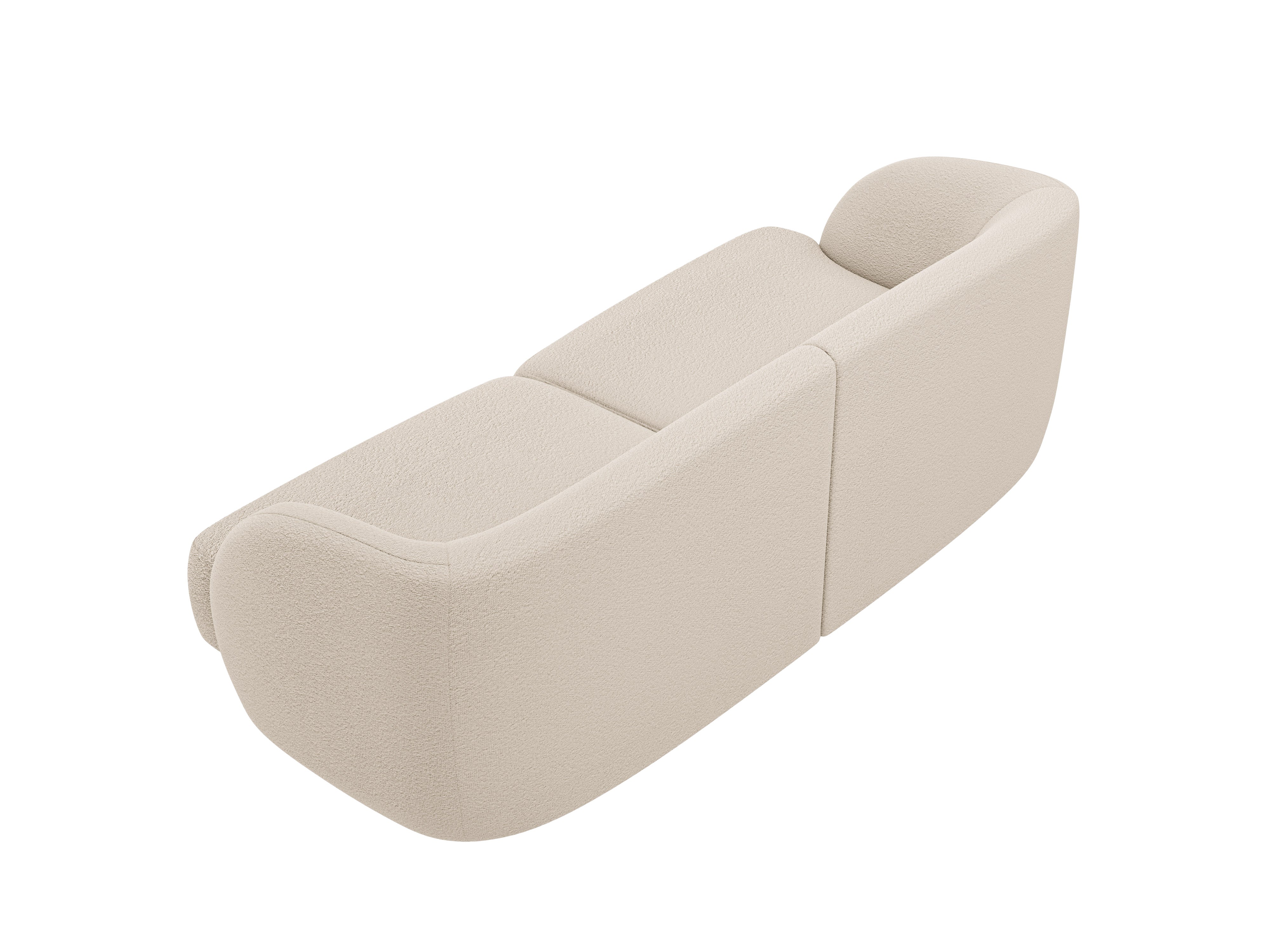 Sofa 2-sitzig MILEY beige Boucle