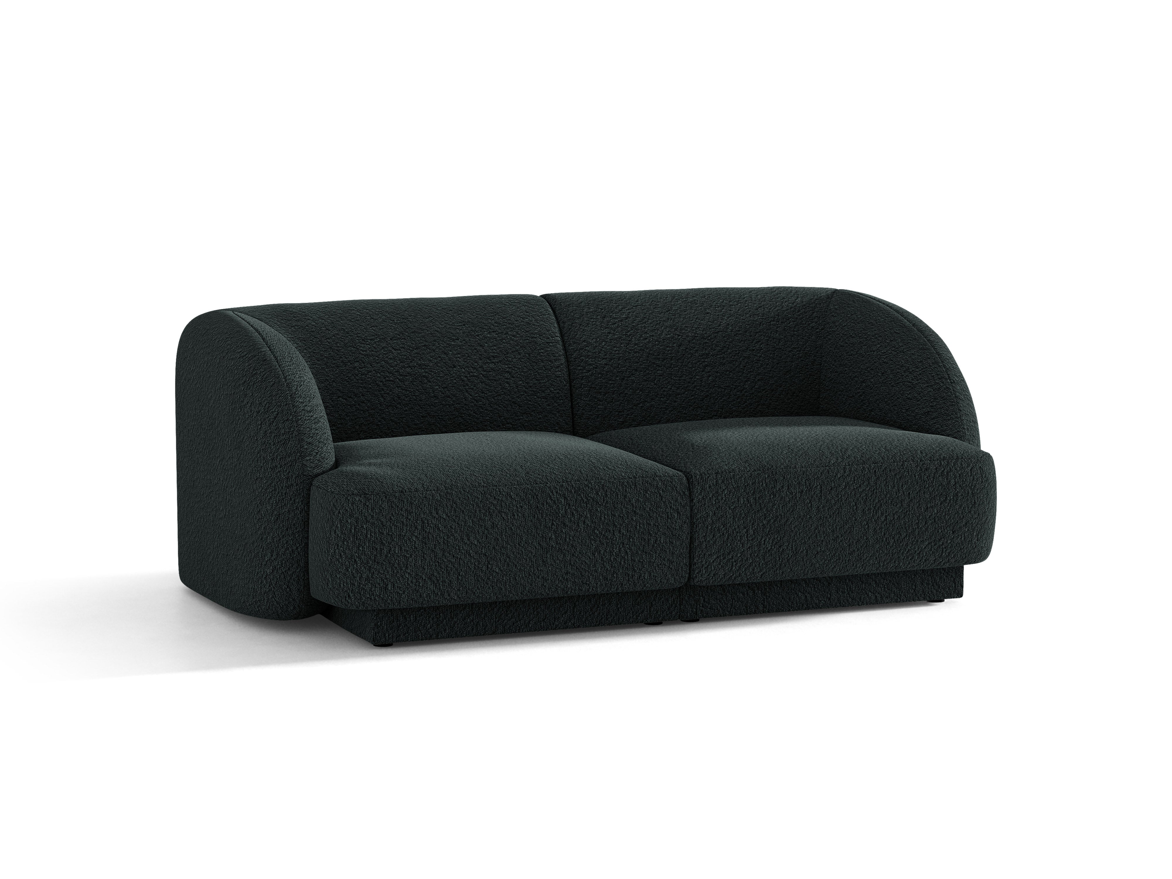 Sofa 2-osobowa MILEY czarny boucle – Micadoni