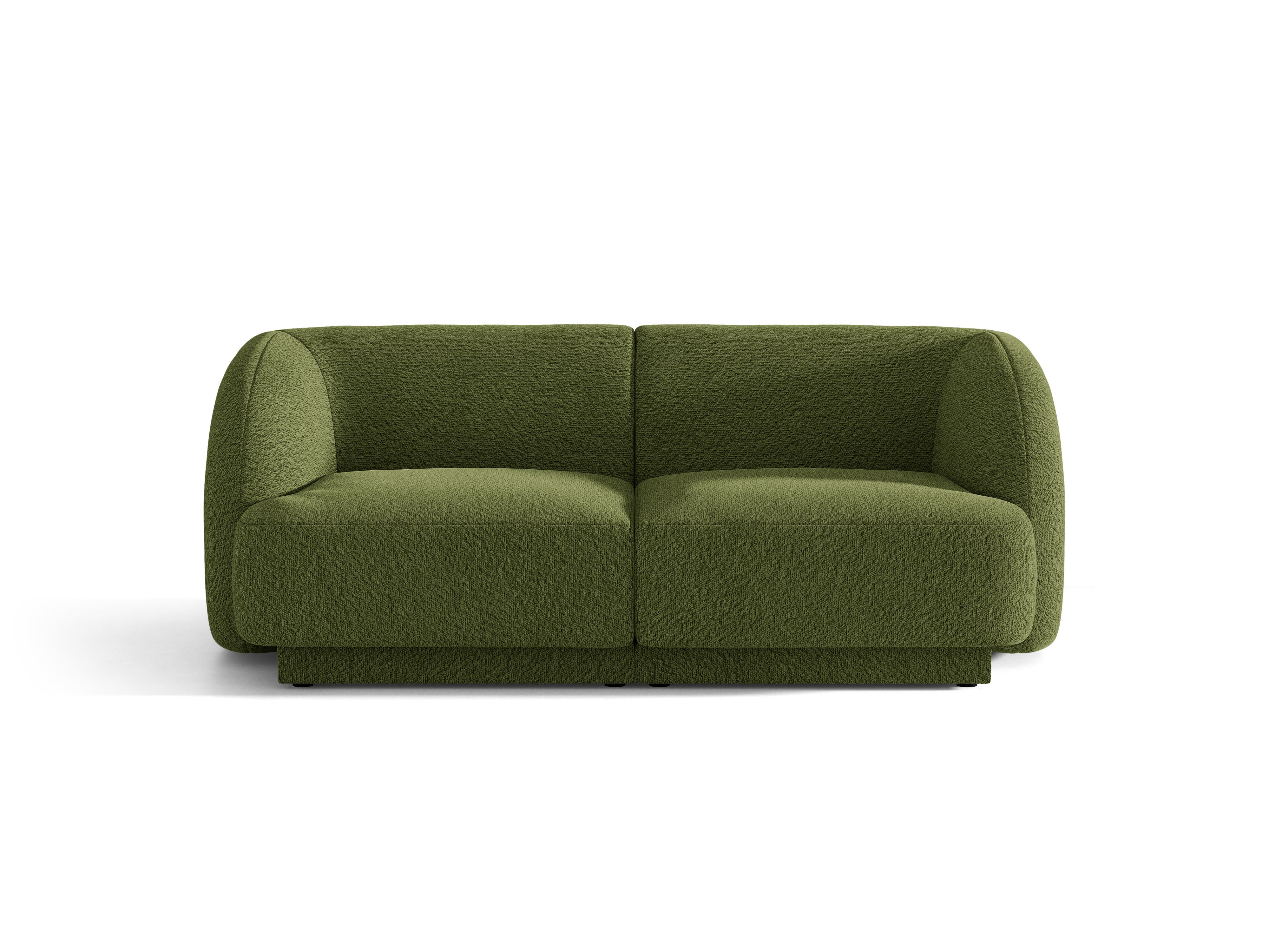 Sofa 2-osobowa MILEY zielony boucle do salonu