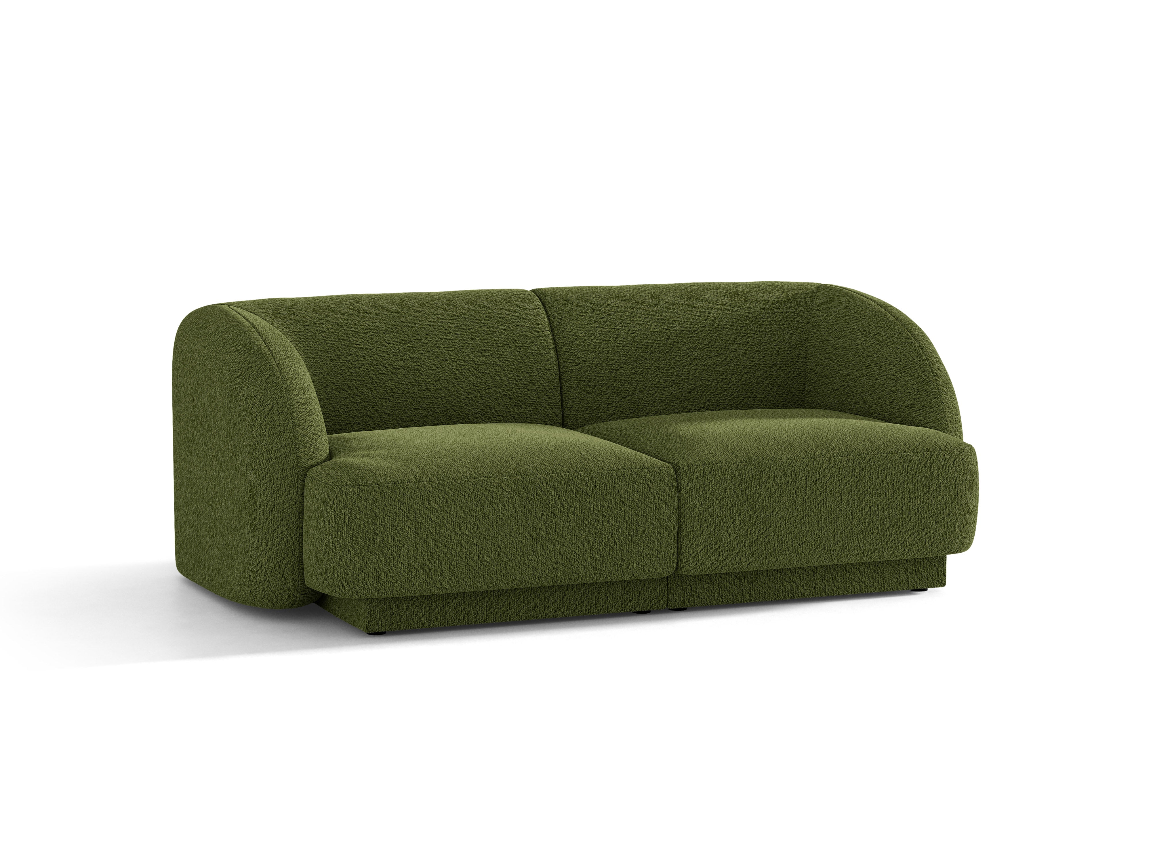 Sofa 2-osobowa MILEY zielony boucle – Micadoni