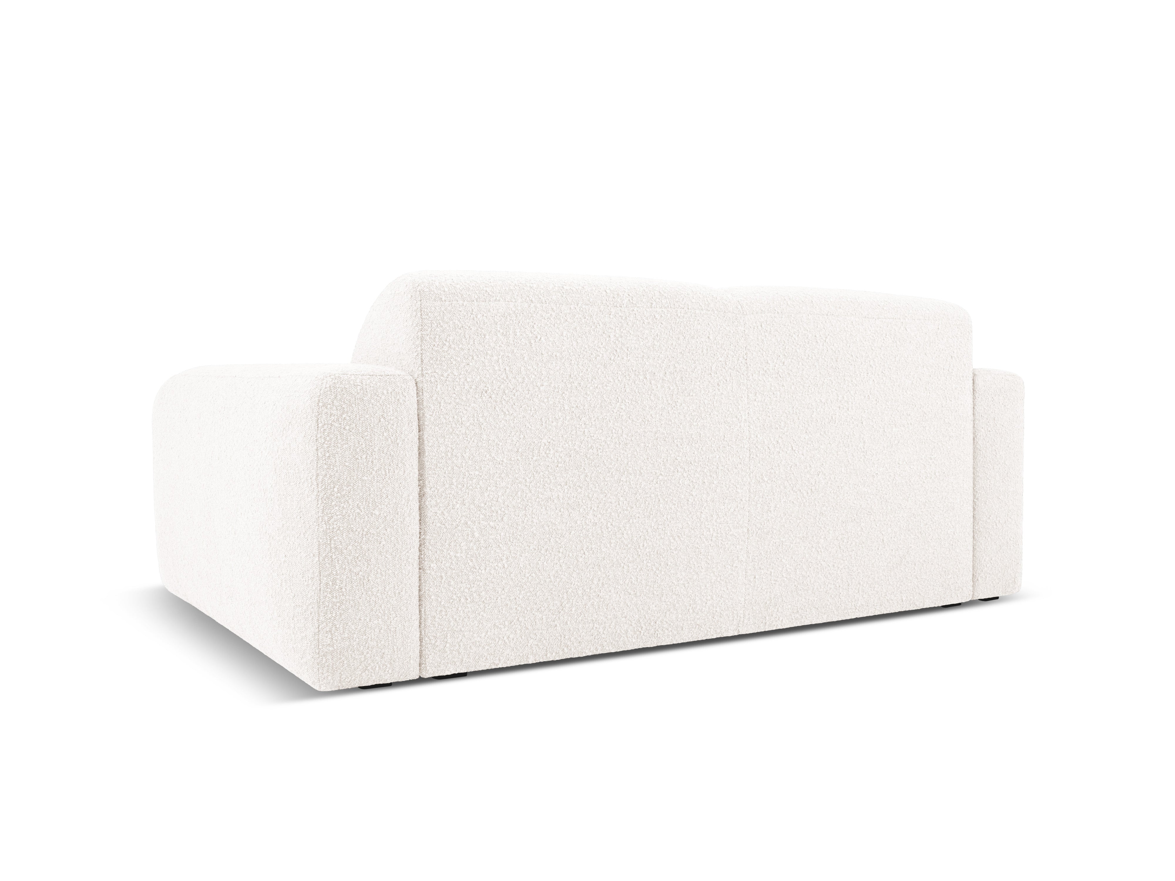 Sofa w tkaninie boucle 2-osobowa MOLINO biały Micadoni Eye on Design