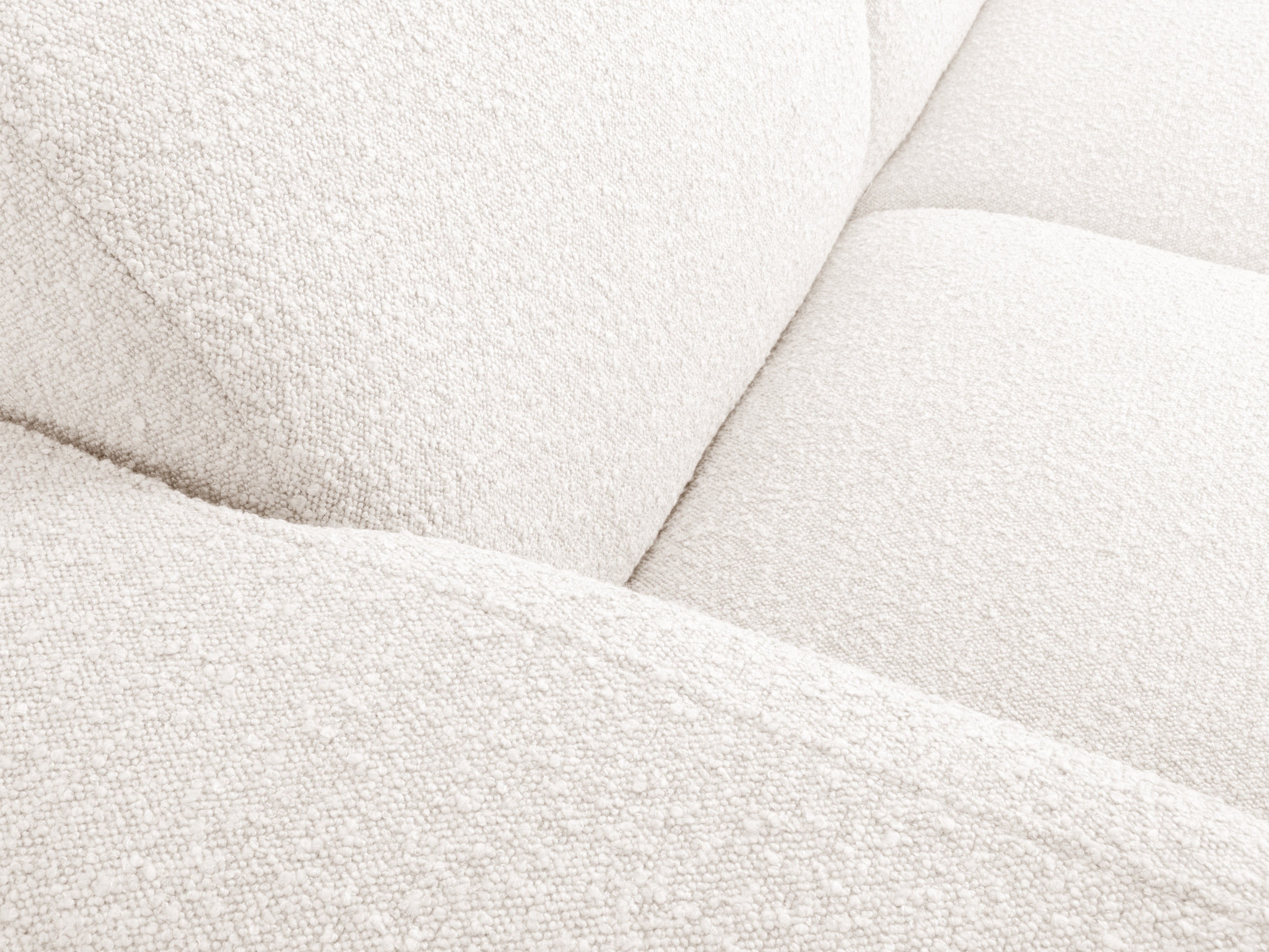 Sofa w tkaninie boucle 2-osobowa MOLINO biały Micadoni Eye on Design