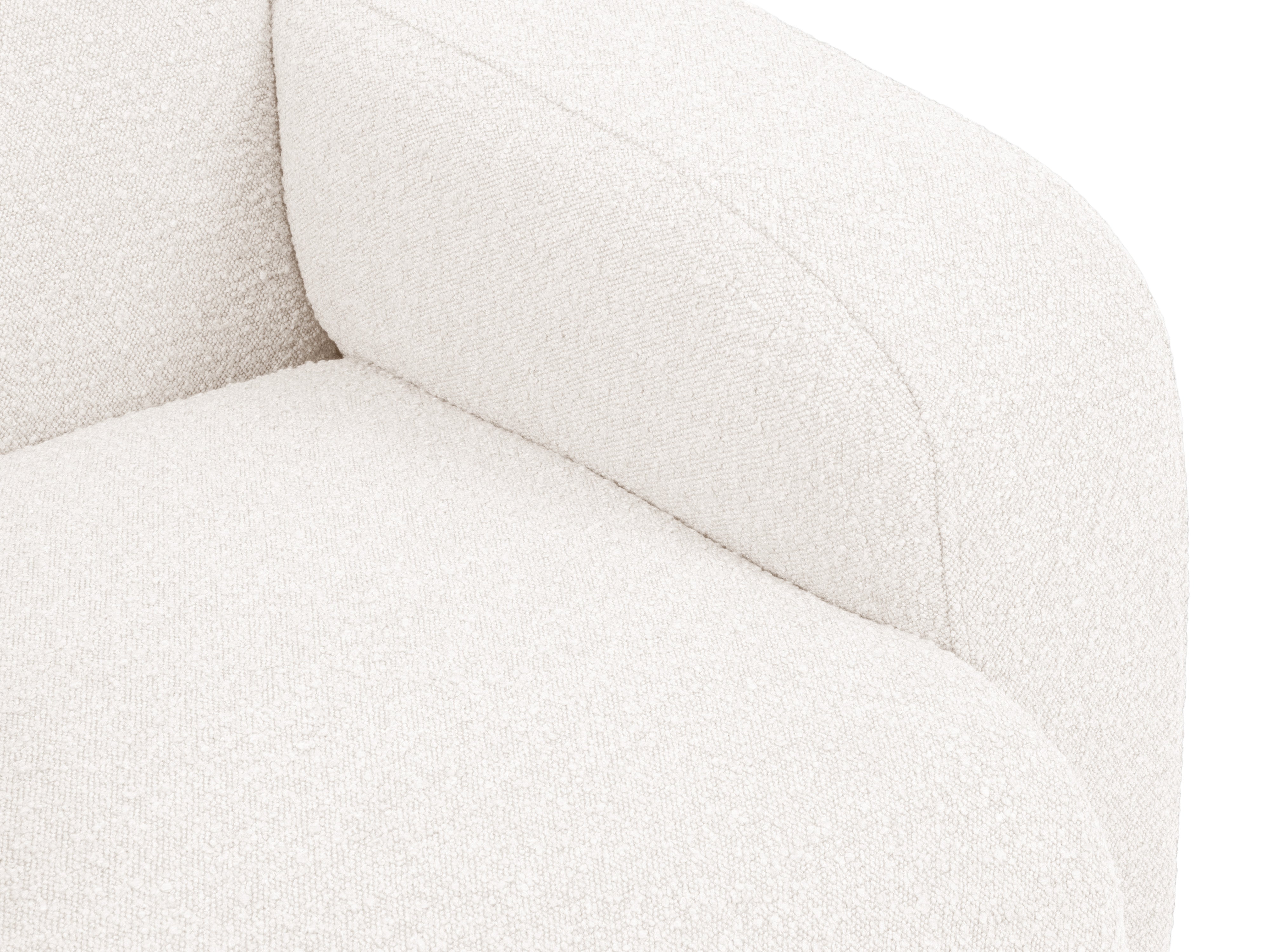 Sofa w tkaninie boucle 2-osobowa MOLINO biały Micadoni Eye on Design