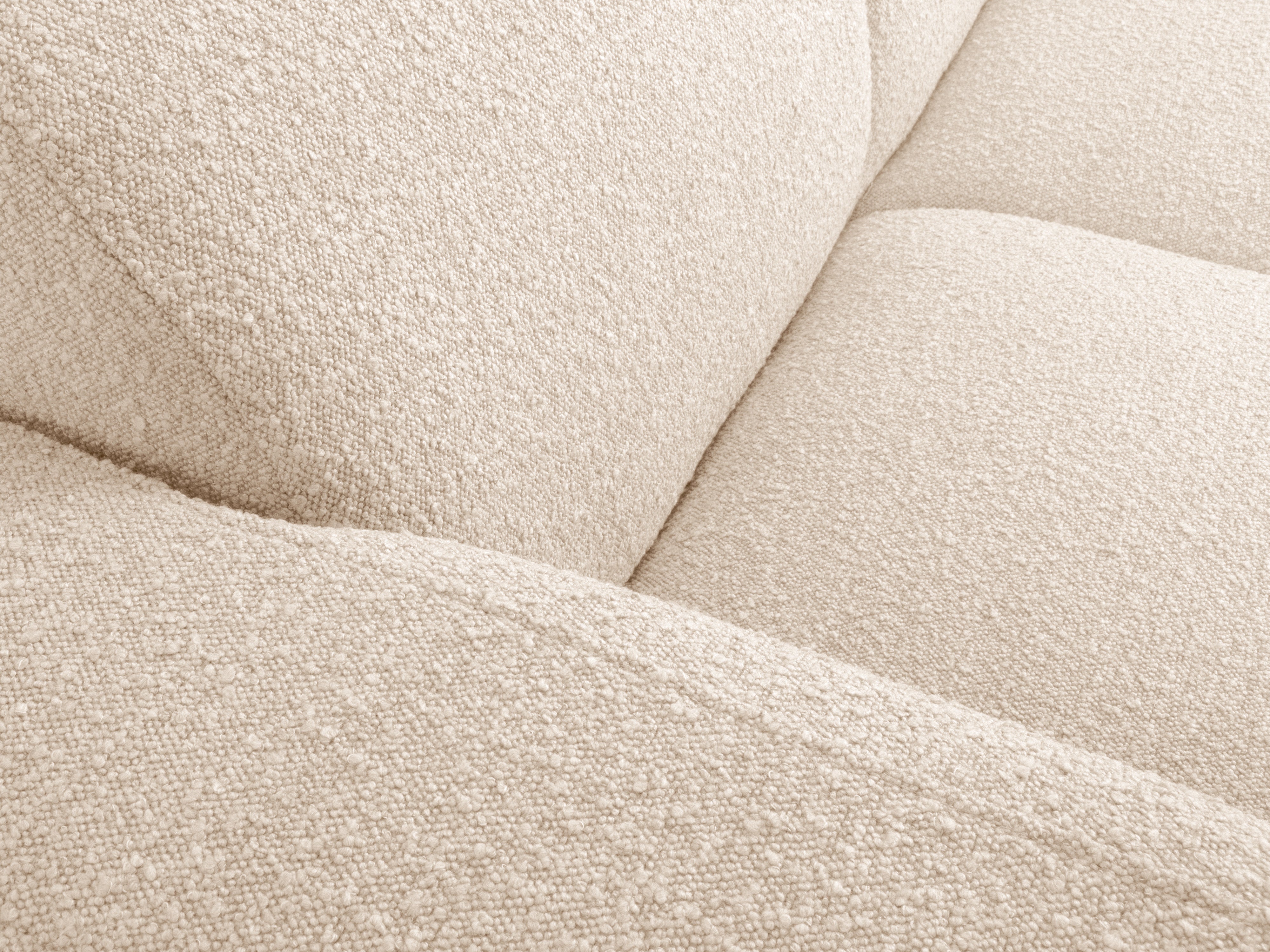 Sofa w tkaninie boucle 2-osobowa MOLINO beżowy Micadoni Eye on Design