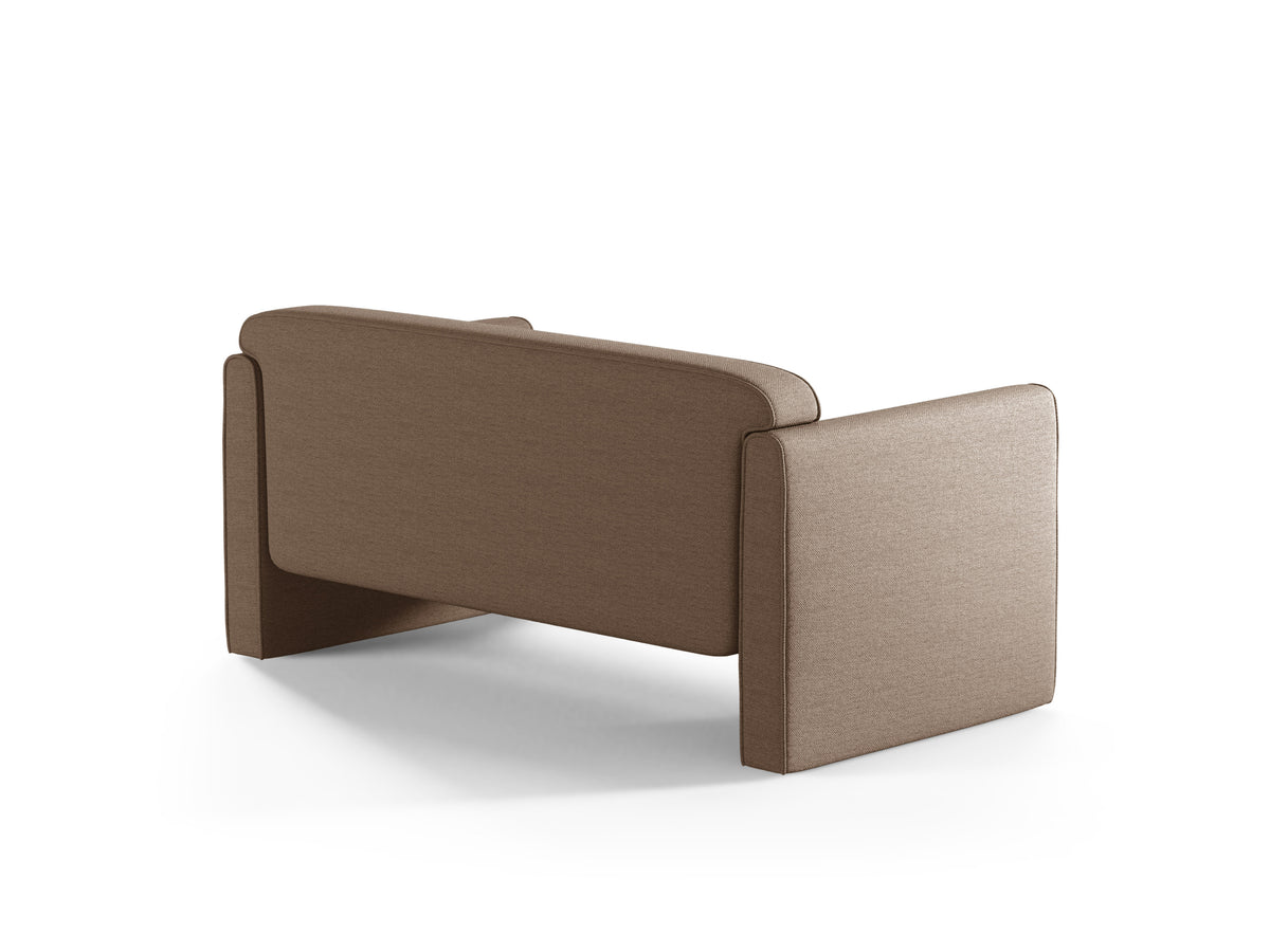 ABBY 2-Seater Sofa Dark Beige