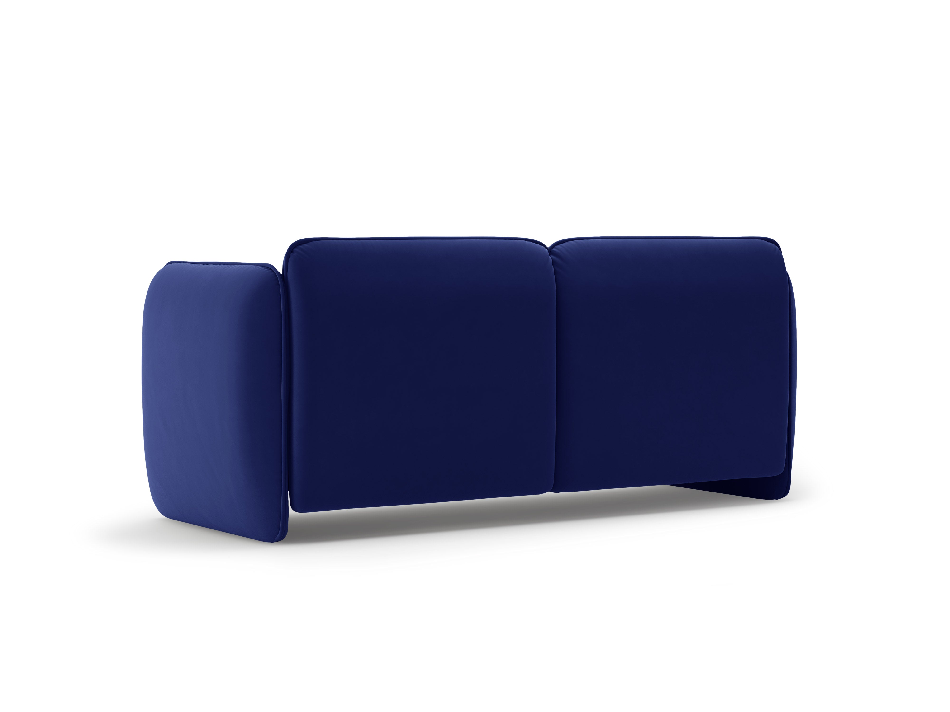 2-Seater Velvet Sofa GEORGIA in Cobalt Blue