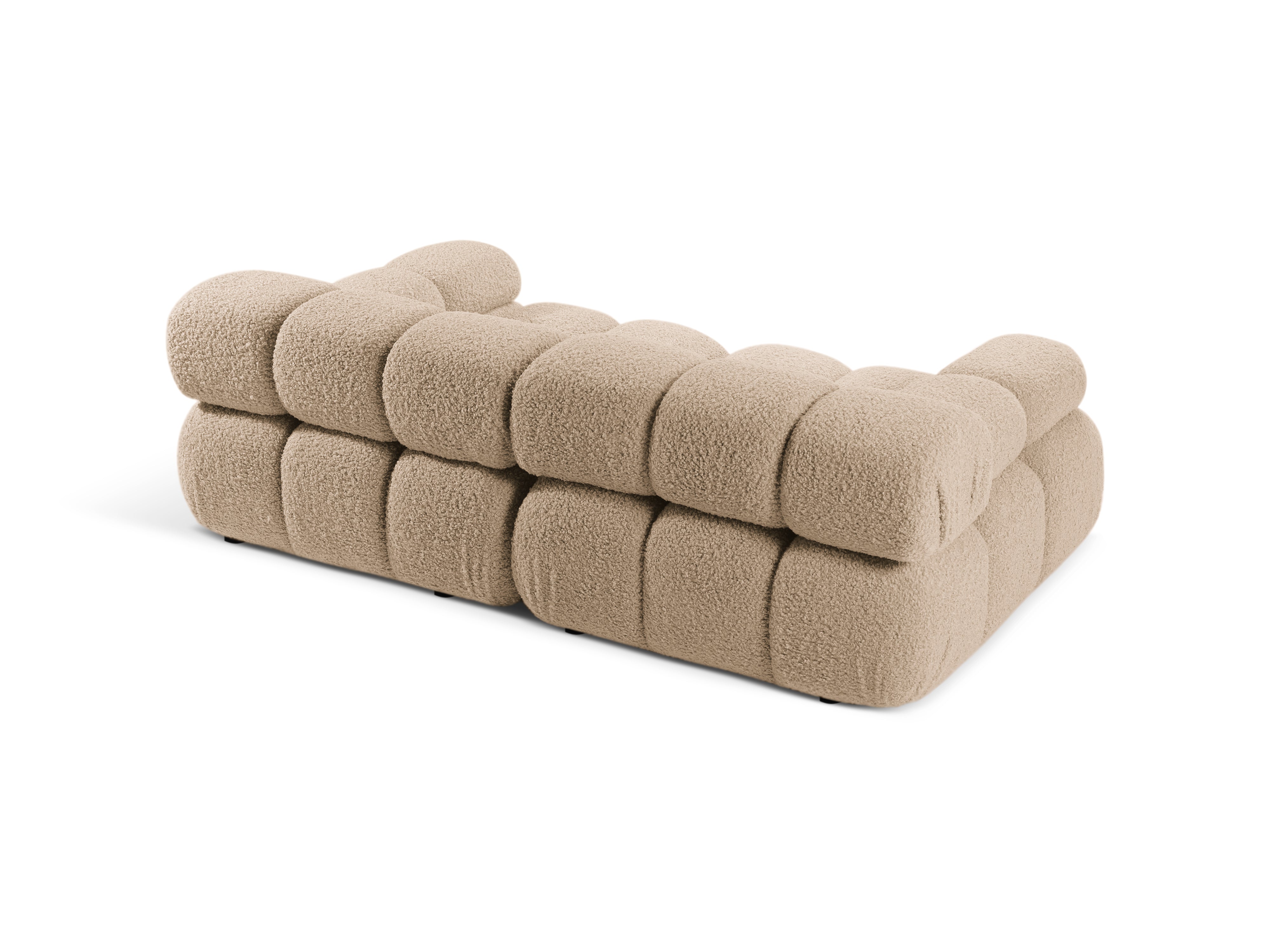 BELLIS Sand Boucle 2-Seater Modular Sofa