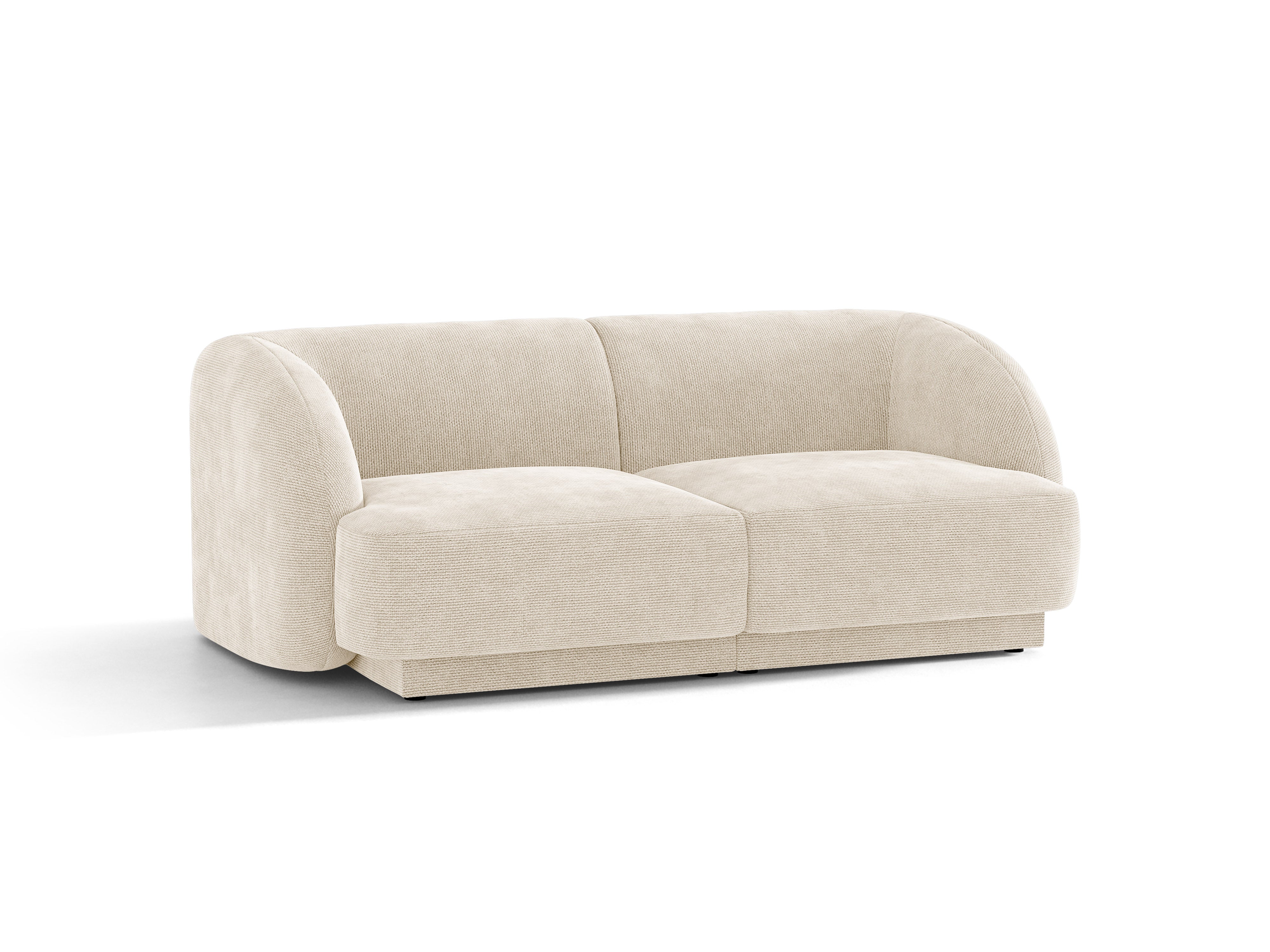 Sofa 2-osobowa MILEY kość słoniowa szenil – Micadoni