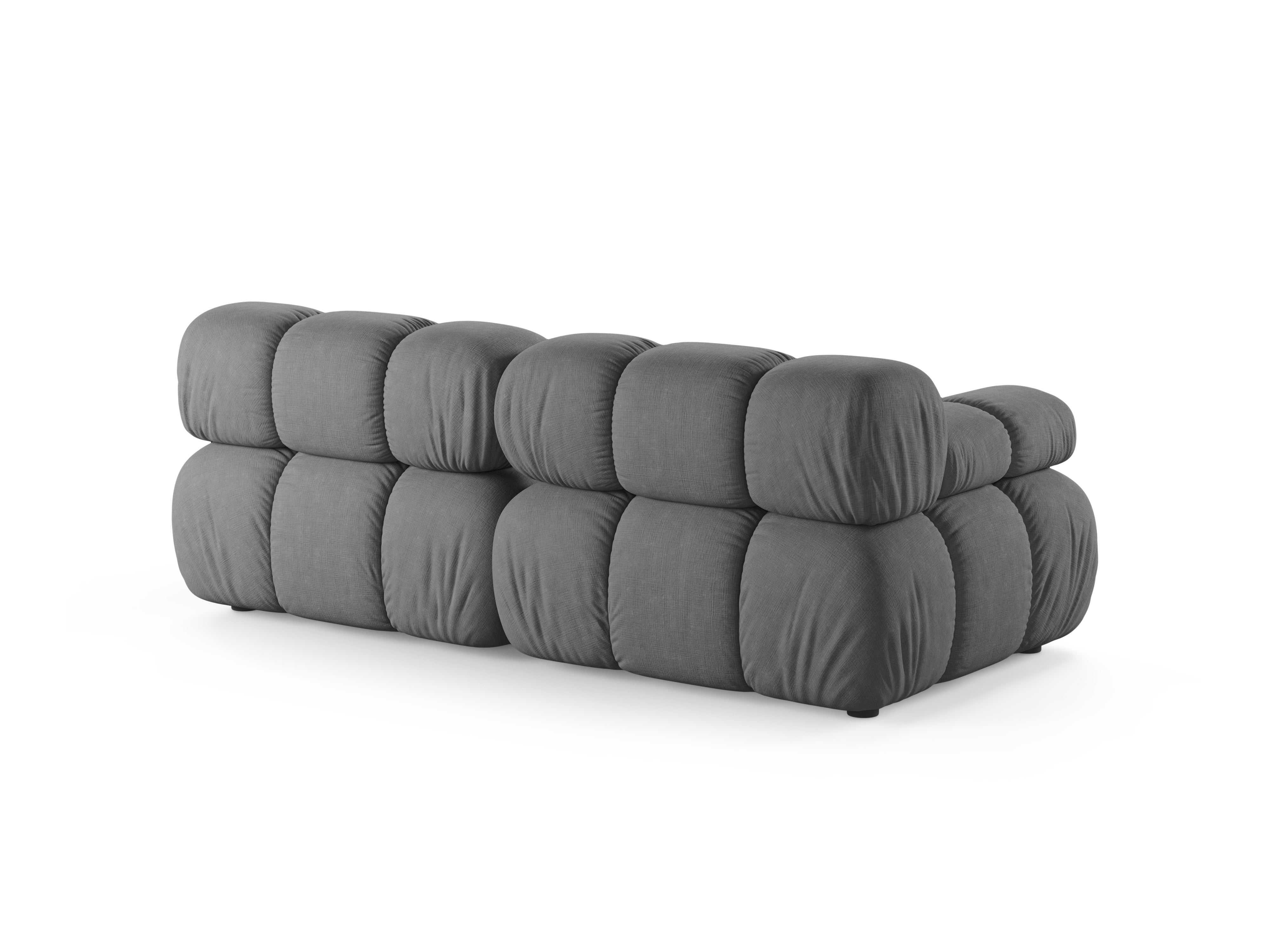 BELLIS Gray Modular 2-Seater Sofa