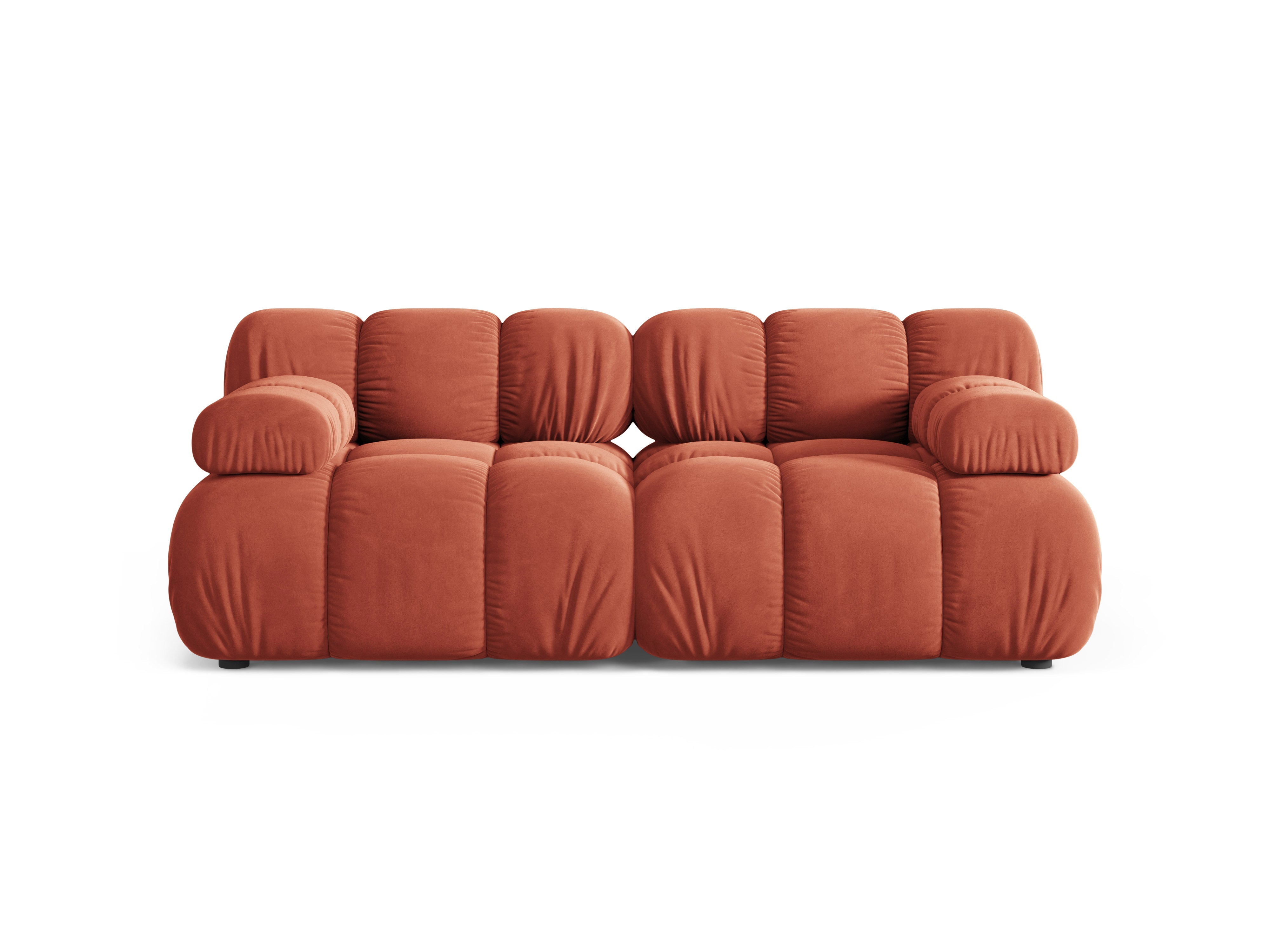BELLIS Coral Velvet 2-Seater Modular Sofa