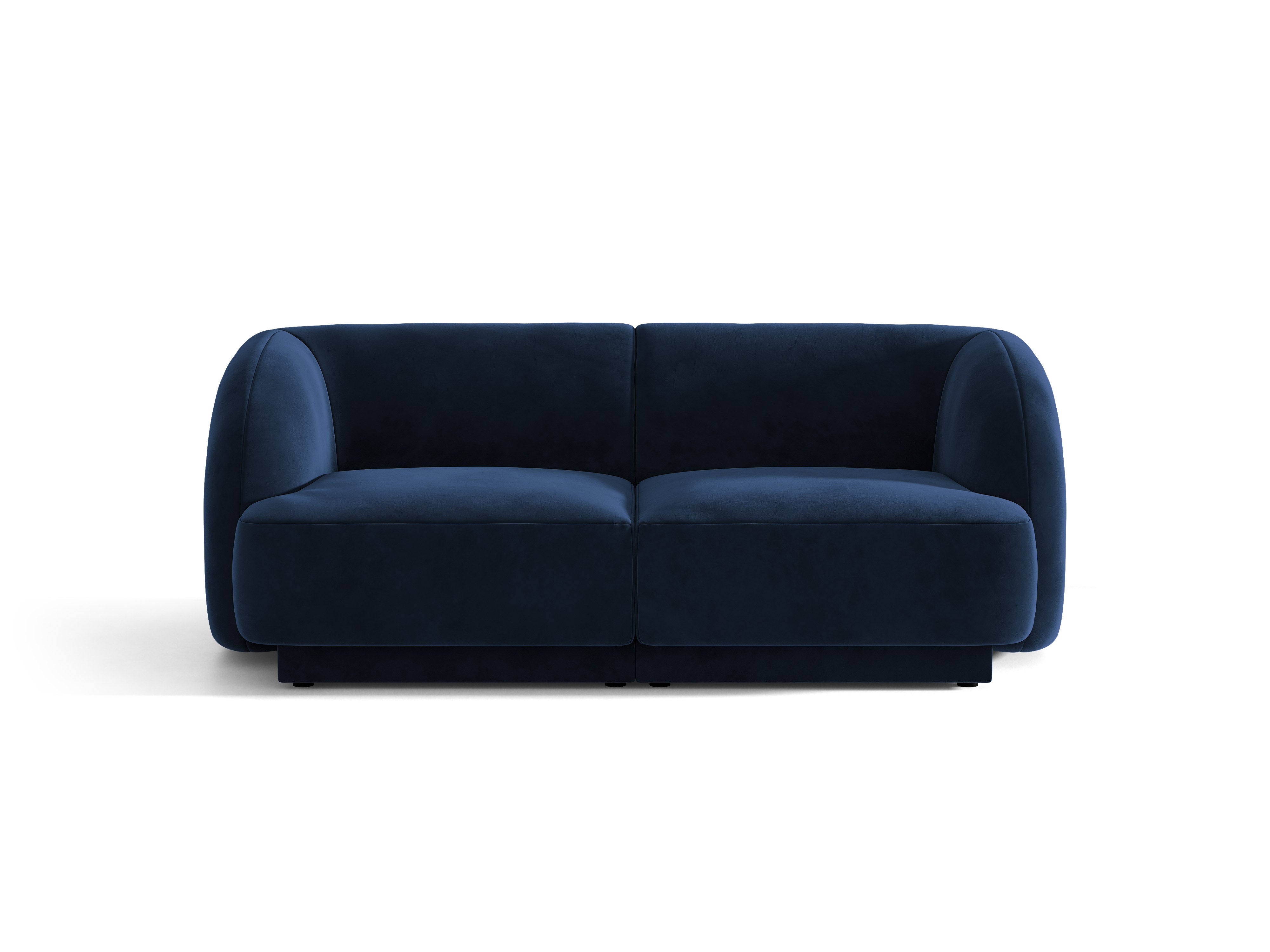 Velvet 2-Seater Sofa MILEY Royal Blue
