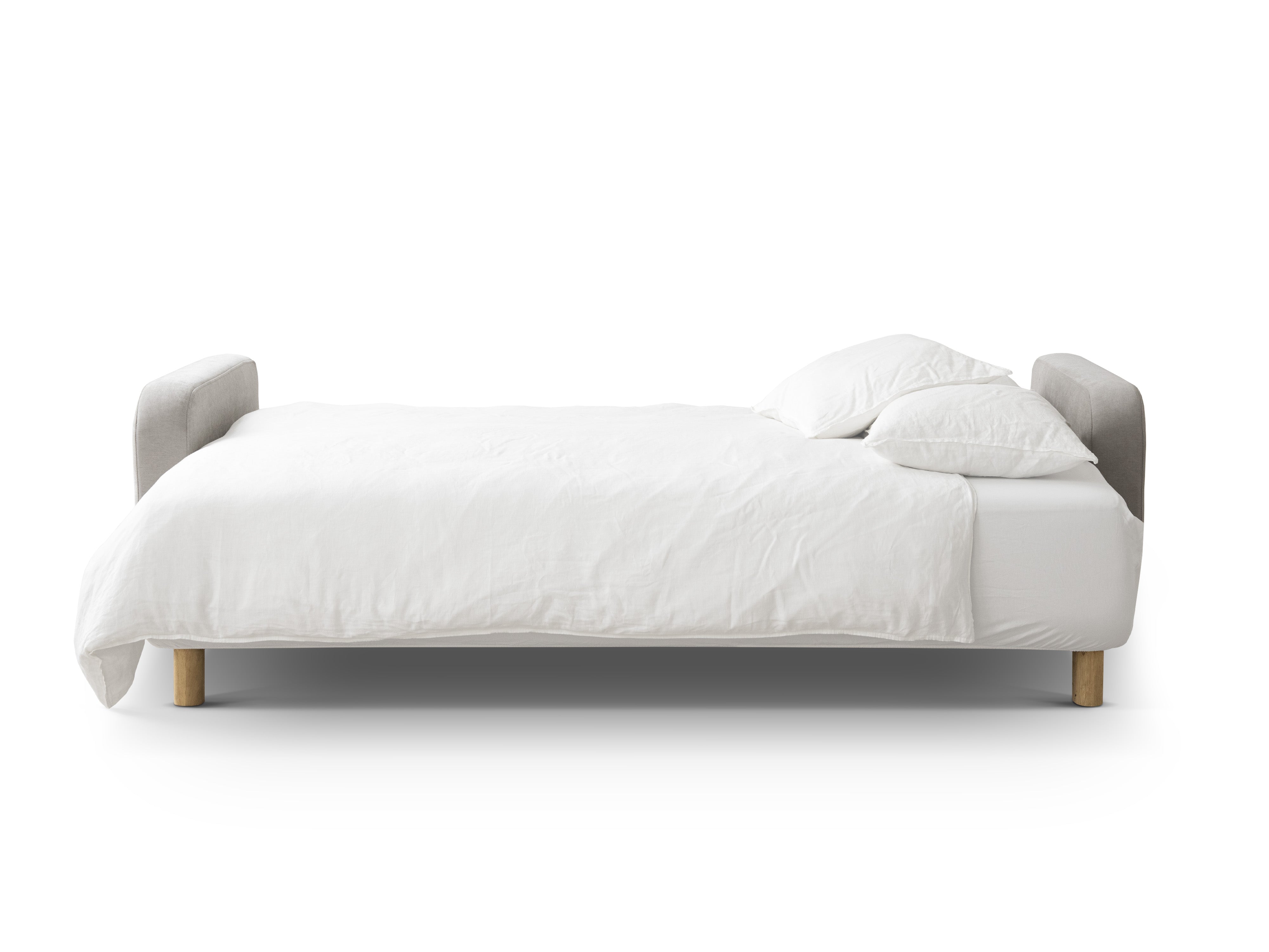 Sofa 3-Sitzer mit Schlaffunktion ELEN beige Chenille