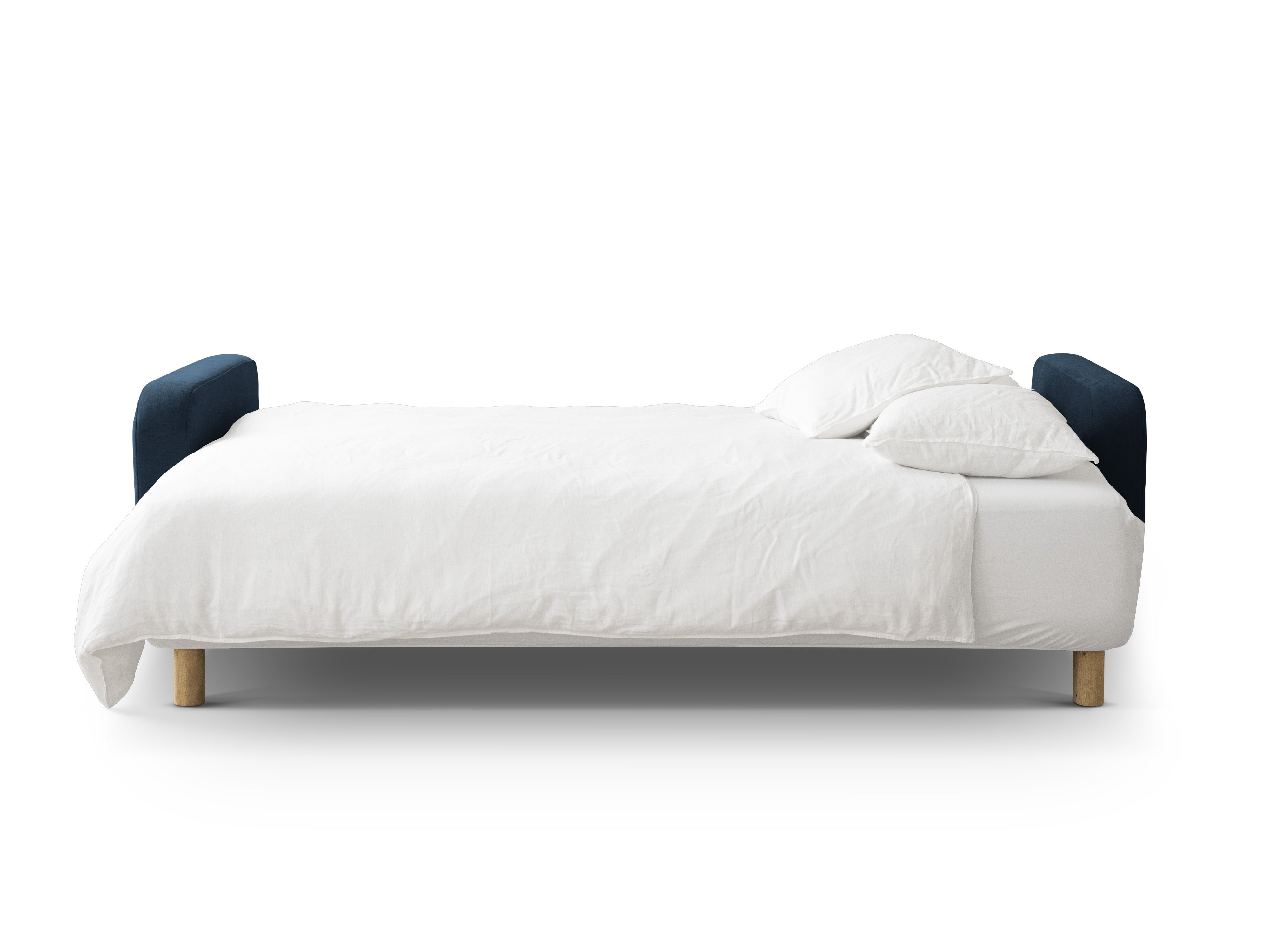 3-seater sofa with sleeping function ELEN navy chenille