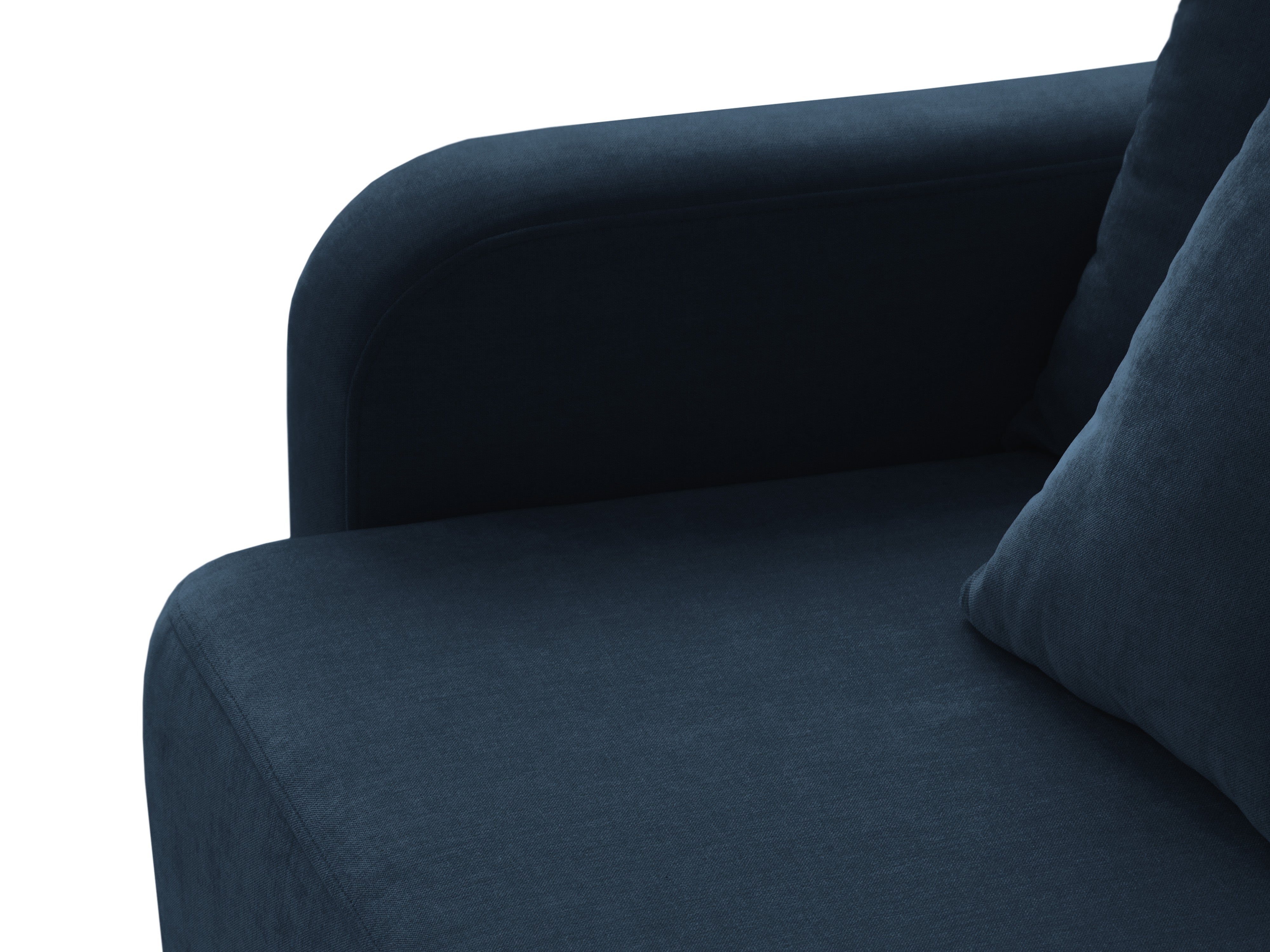 3-seater sofa with sleeping function ELEN navy chenille