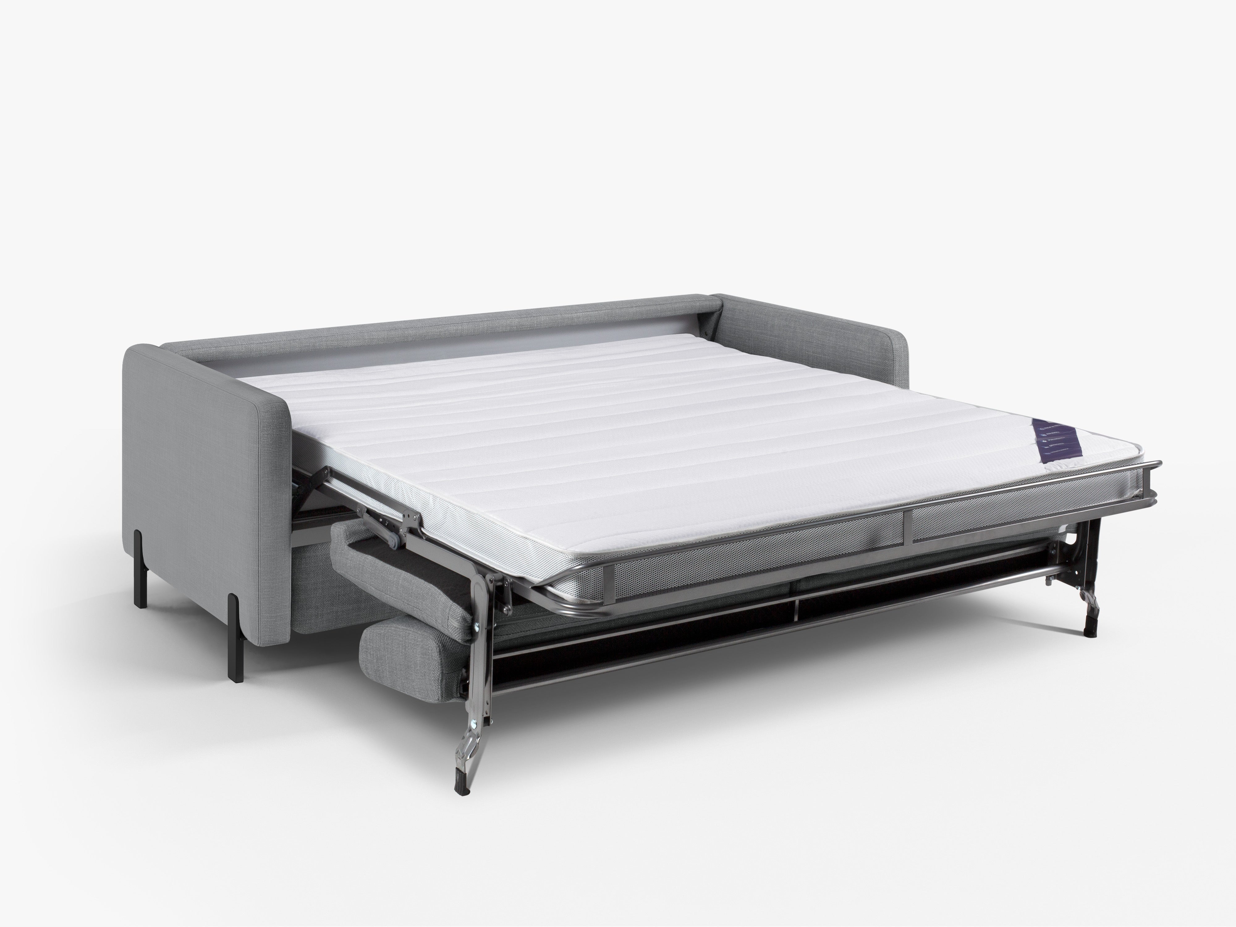 Sofa with bed function, "Gloria", 3 Seats, Light Gray, 202x102x80
Made in Europe