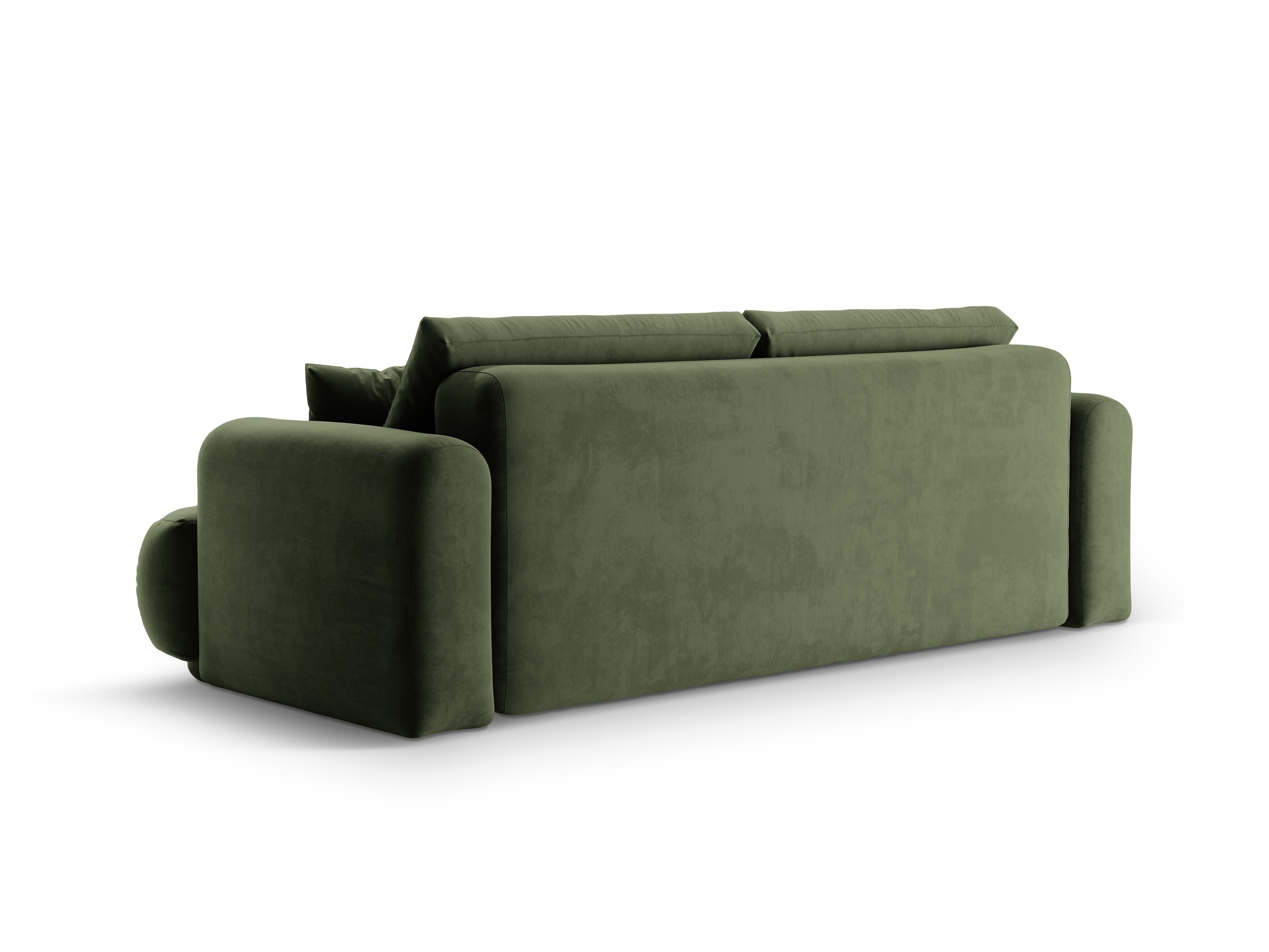 Samtsofa mit Ella Green Sleeping Function