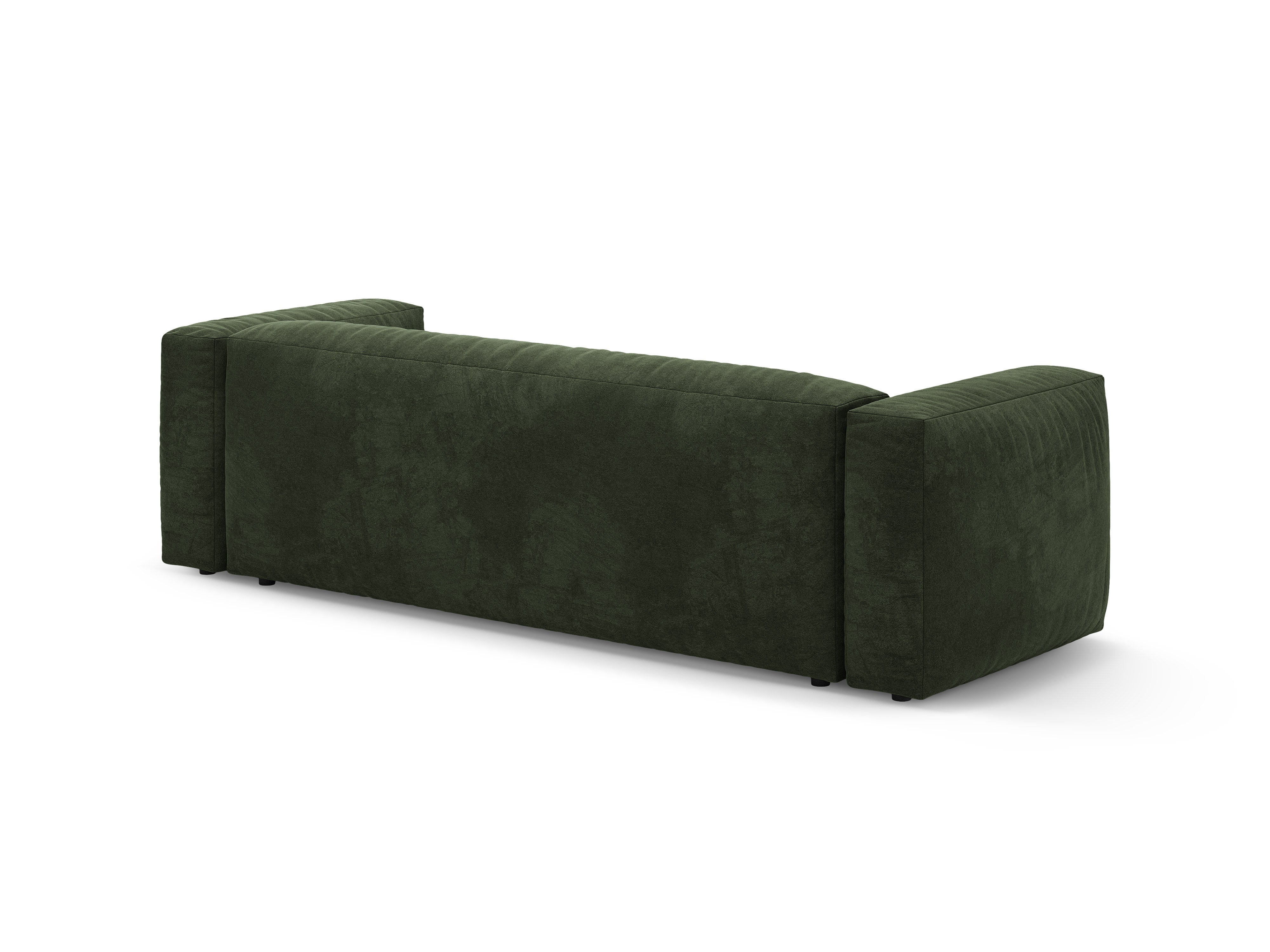 Velvet 3-Seater Sofa with Sleeping Function MARTINA Green