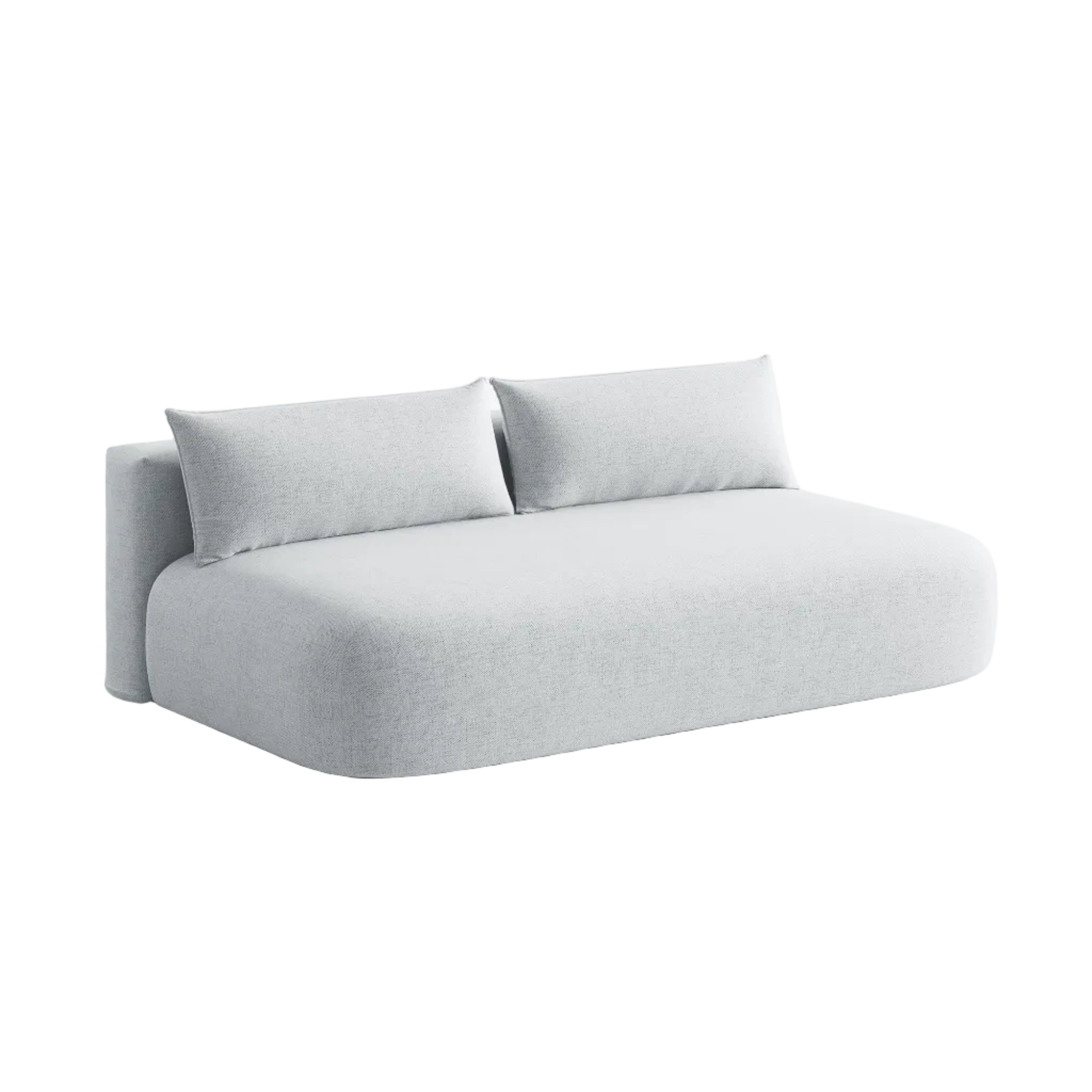 HENA Light Gray 3-Seater Sofa with Sleeping Function