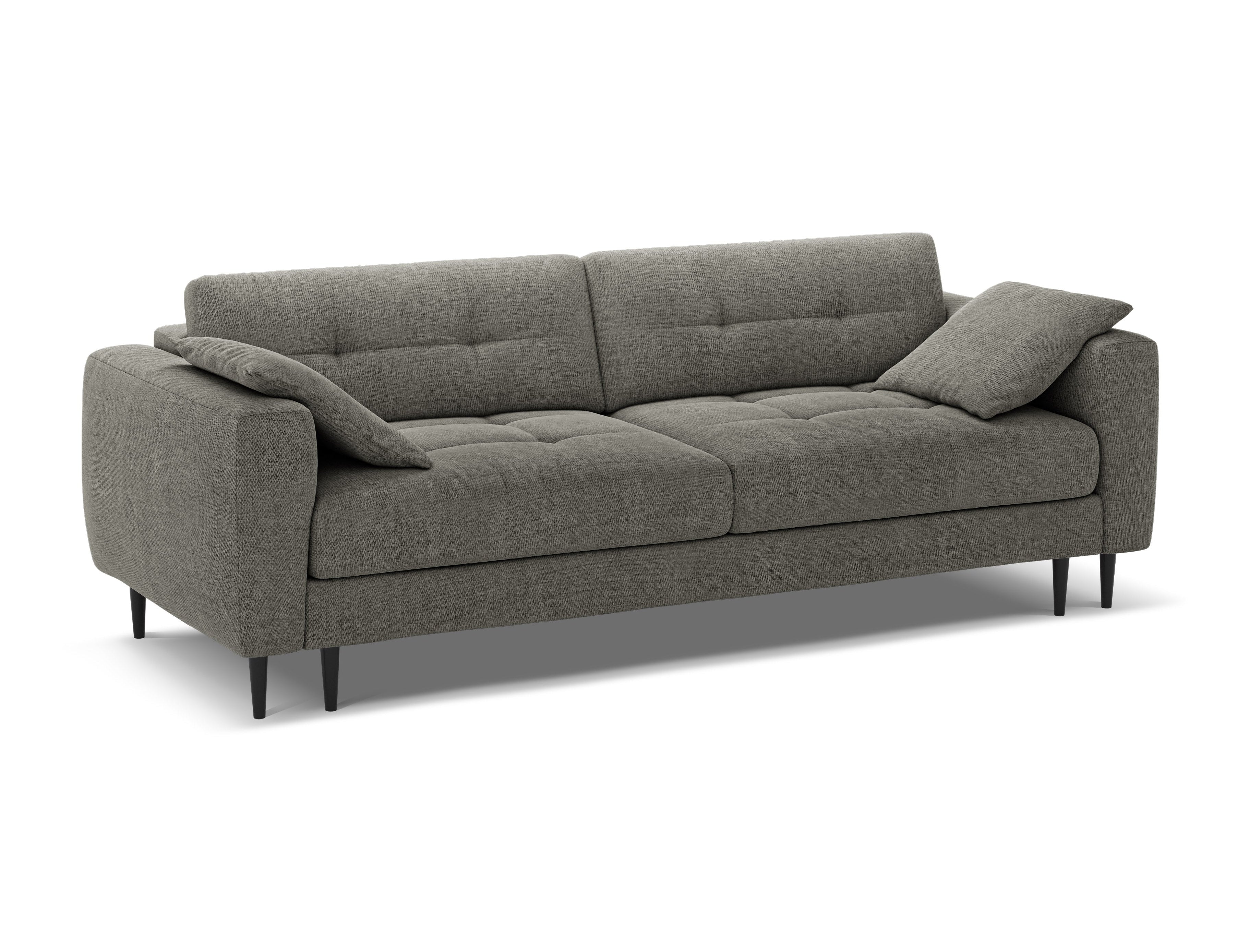 3-Seater Sofa with Sleeping Function BEMY Gray