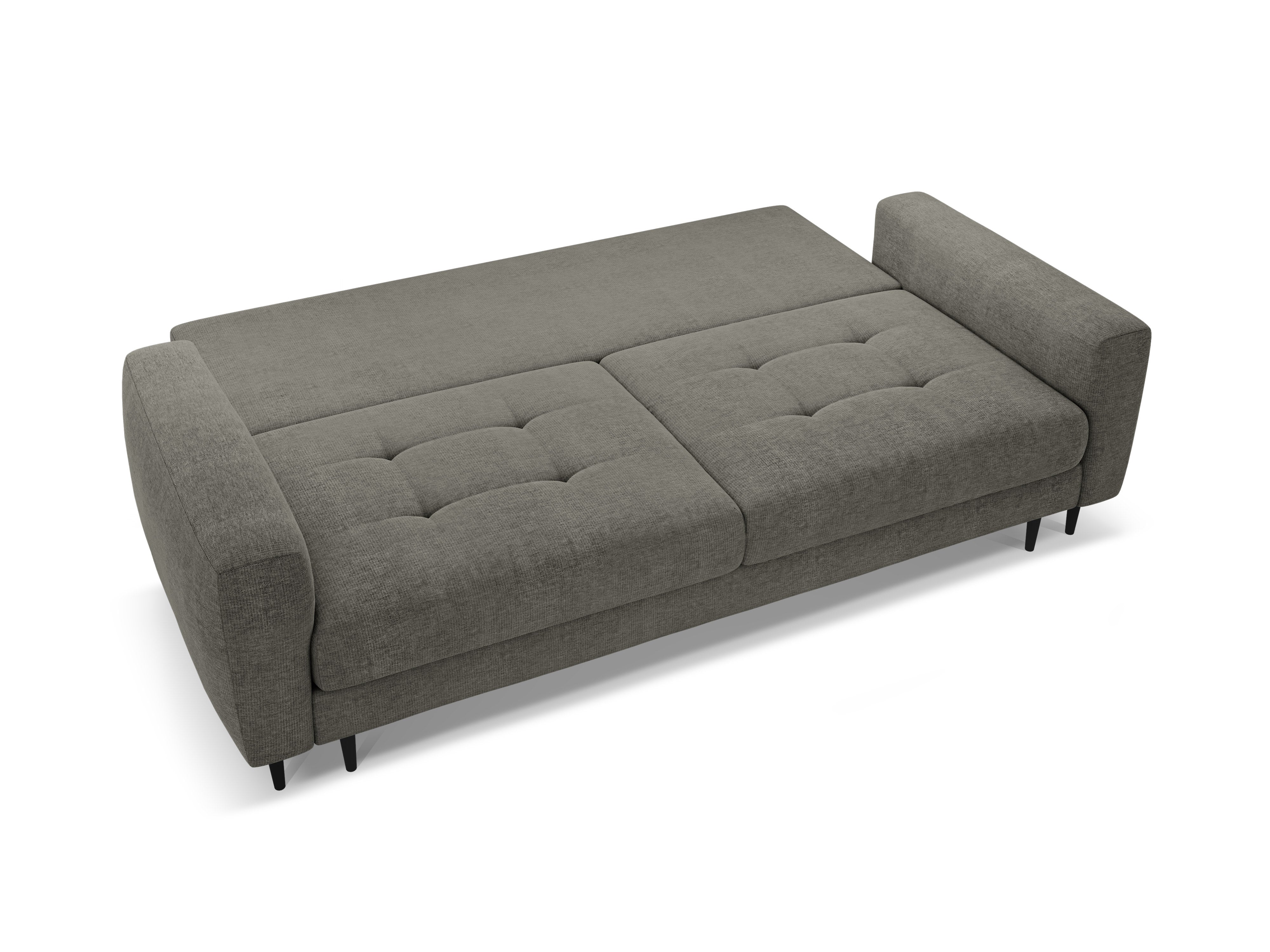 3-Seater Sofa with Sleeping Function BEMY Gray