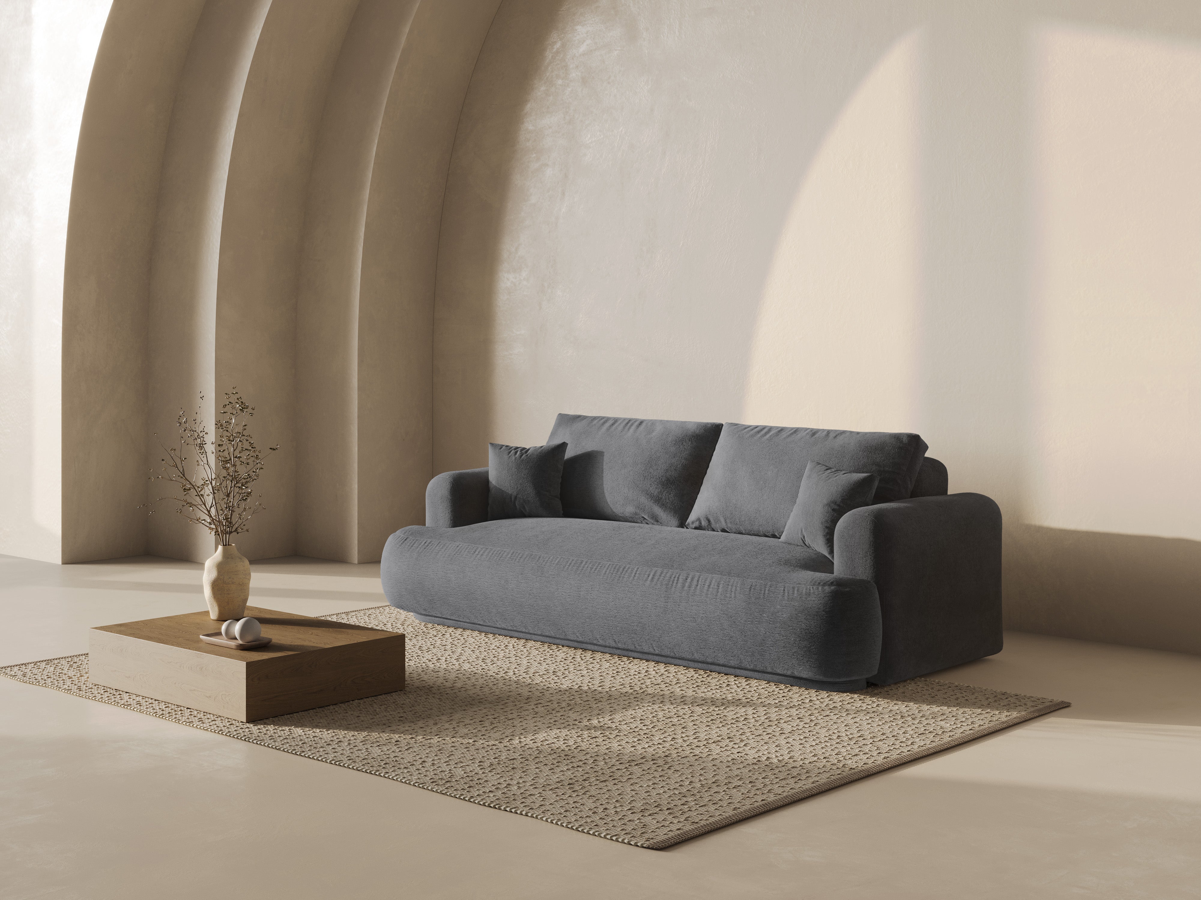 Sofa mit Schlaffunktion Ella Grey