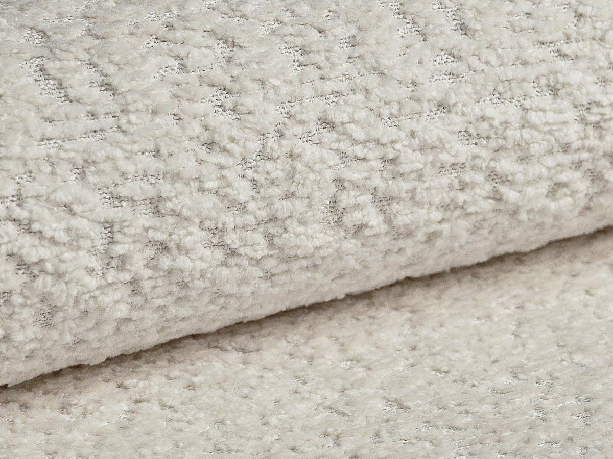 Sofa with sleeping function Ella light beige boucle