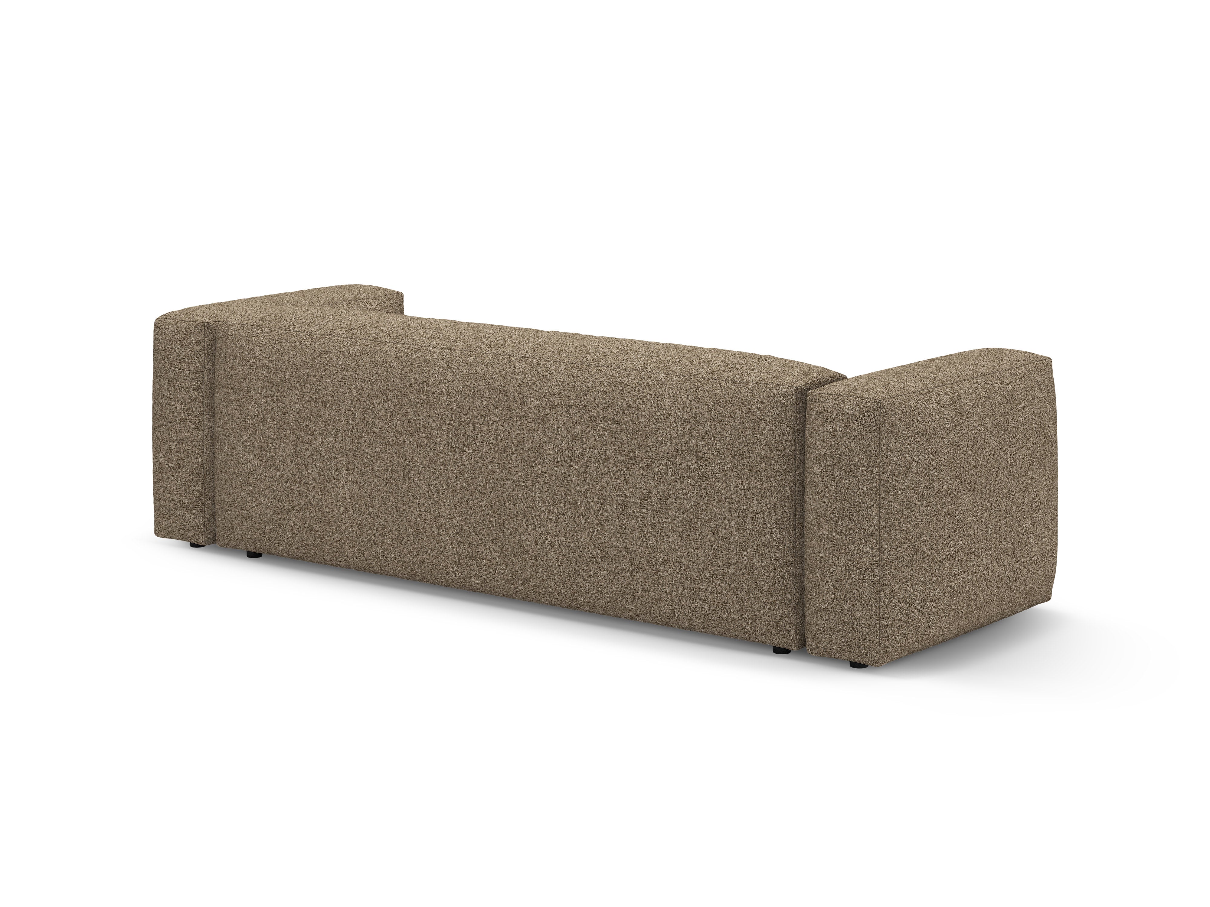 3-Seater Sofa with Sleeping Function MARTINA Cappuccino Boucle