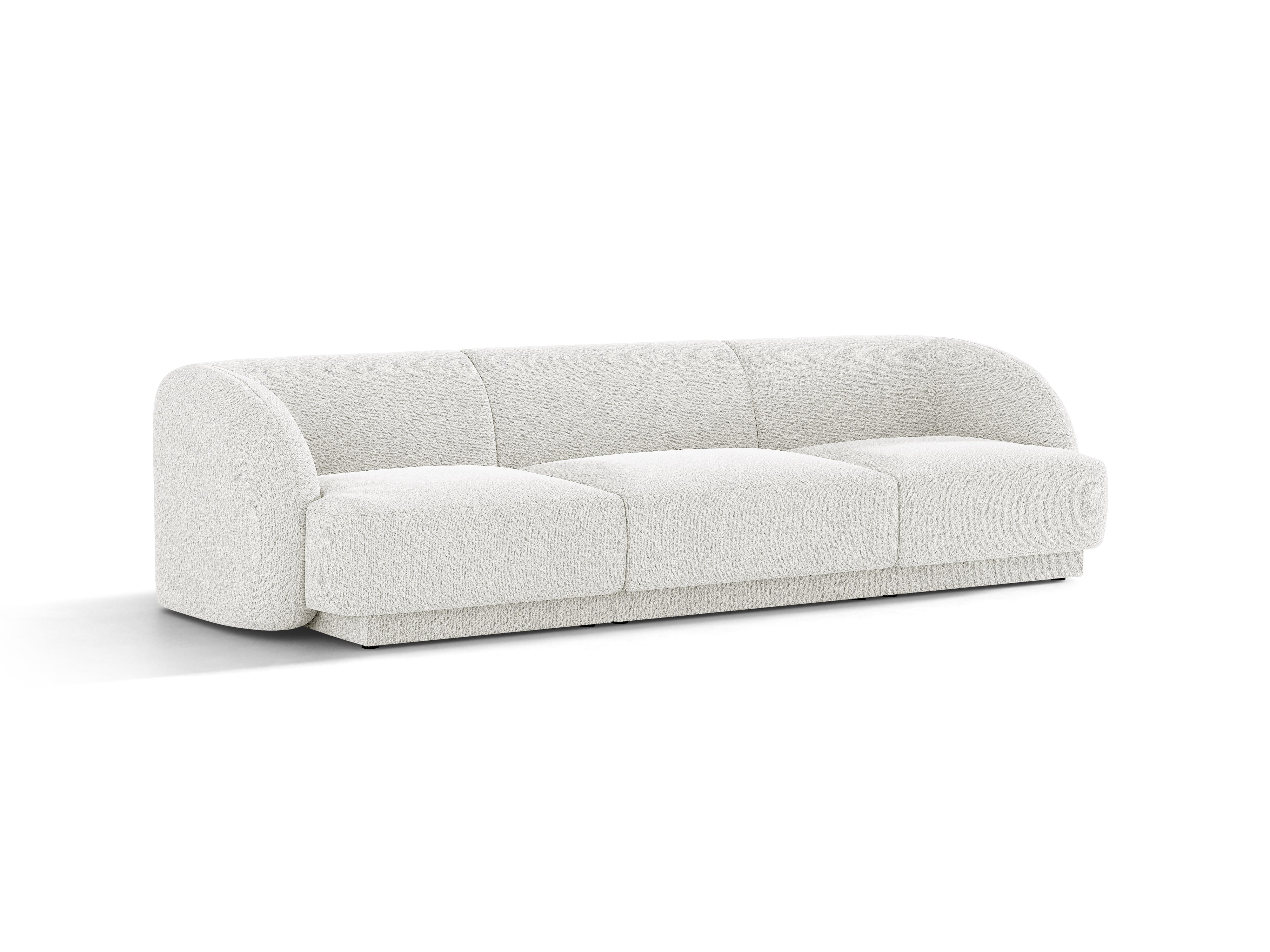 Sofa 3-osobowa MILEY biały boucle – Micadoni