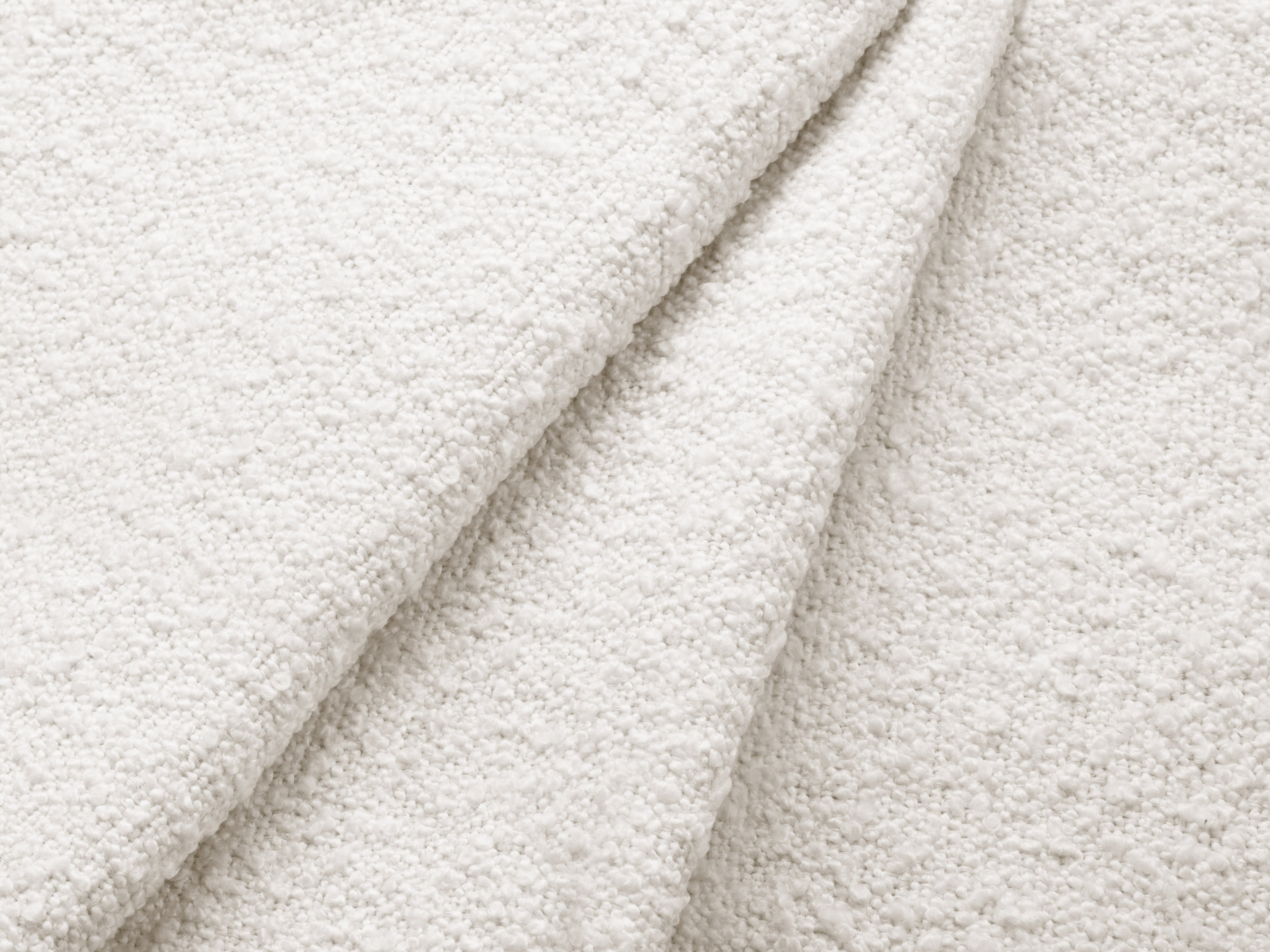 3-seater Sofa MILEY white boucle