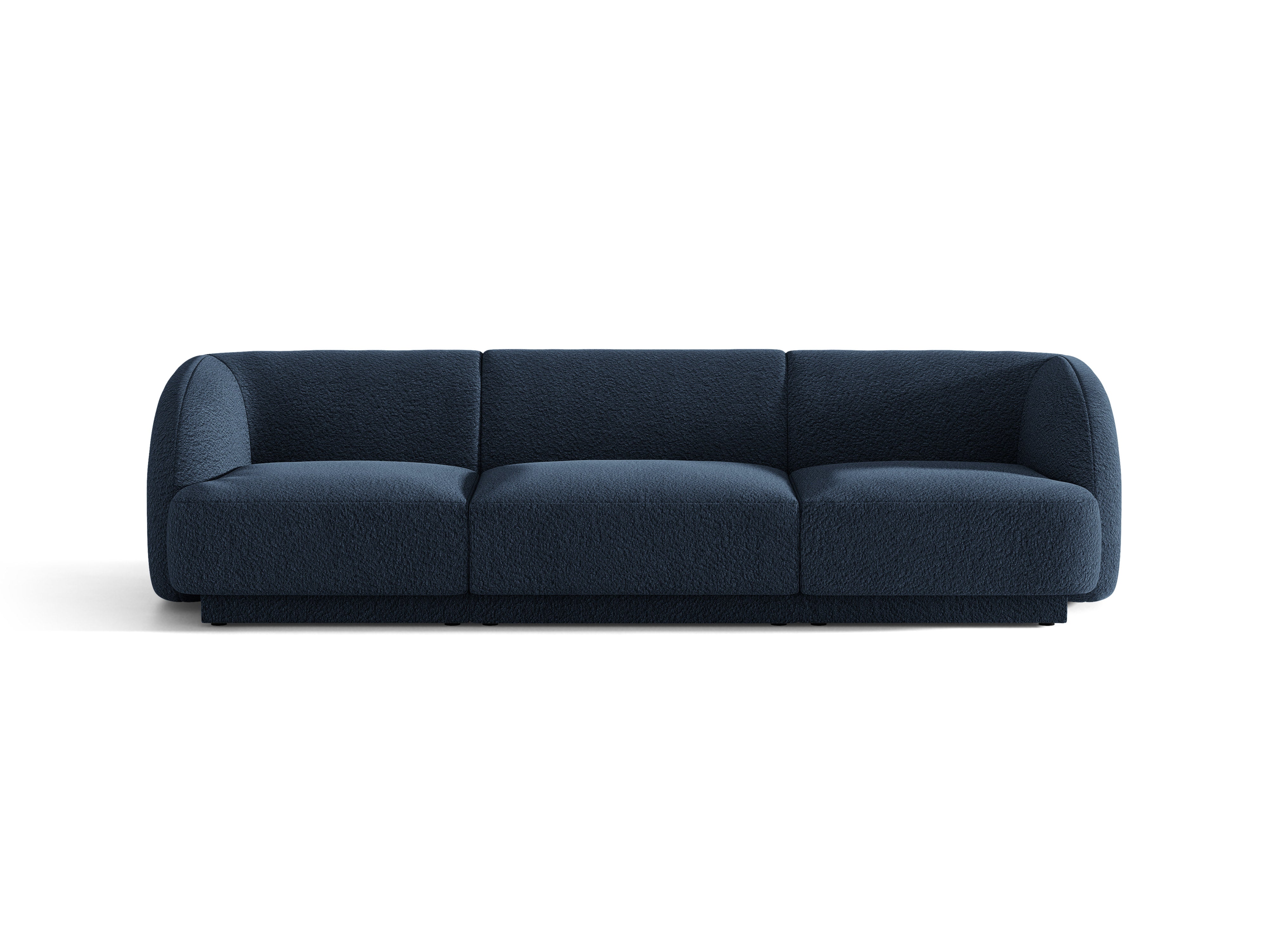 Sofa 3-osobowa MILEY ciemnoniebieski boucle do salonu