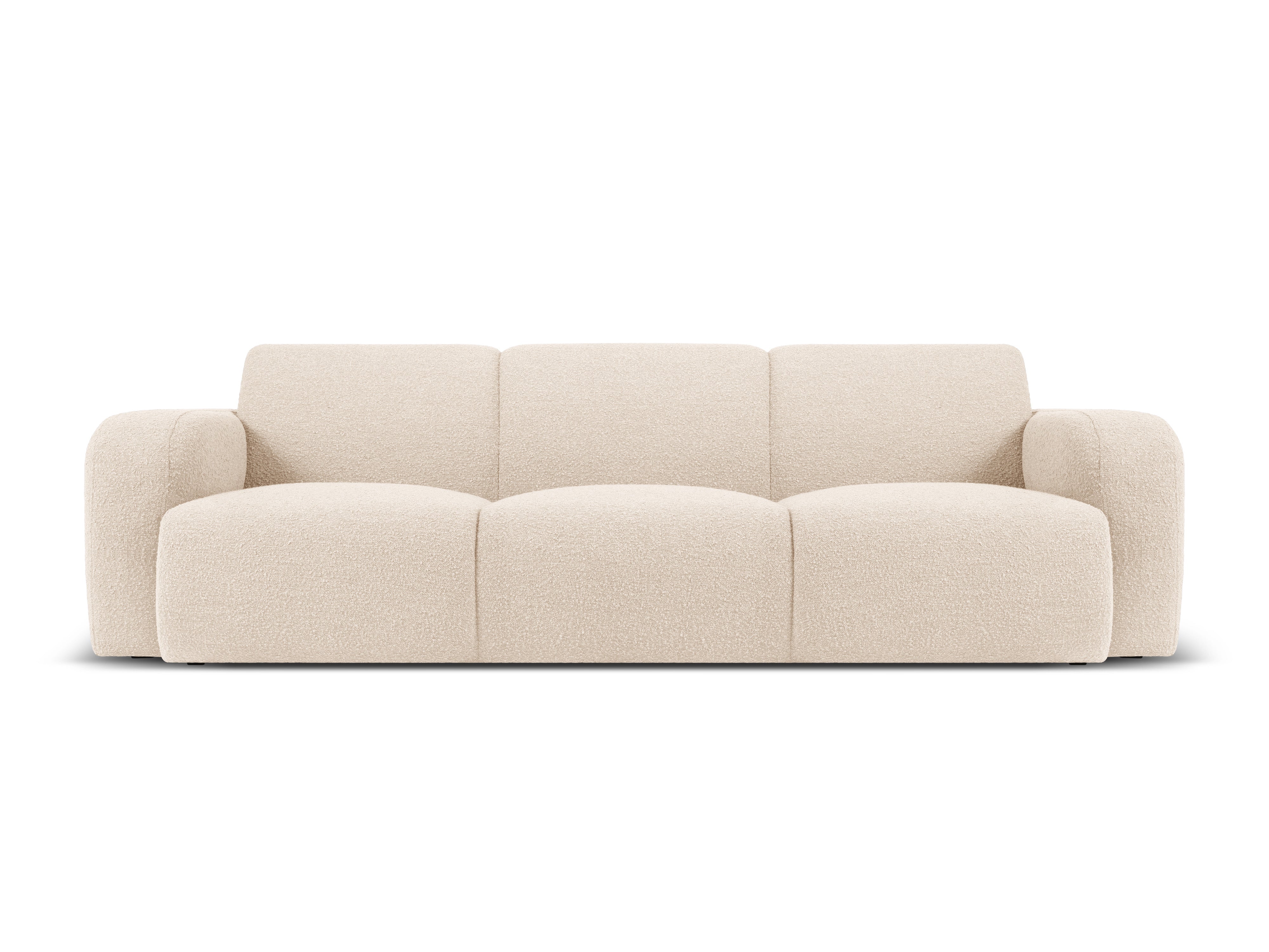 Sofa w tkaninie boucle 3-osobowa MOLINO beżowy Micadoni Eye on Design