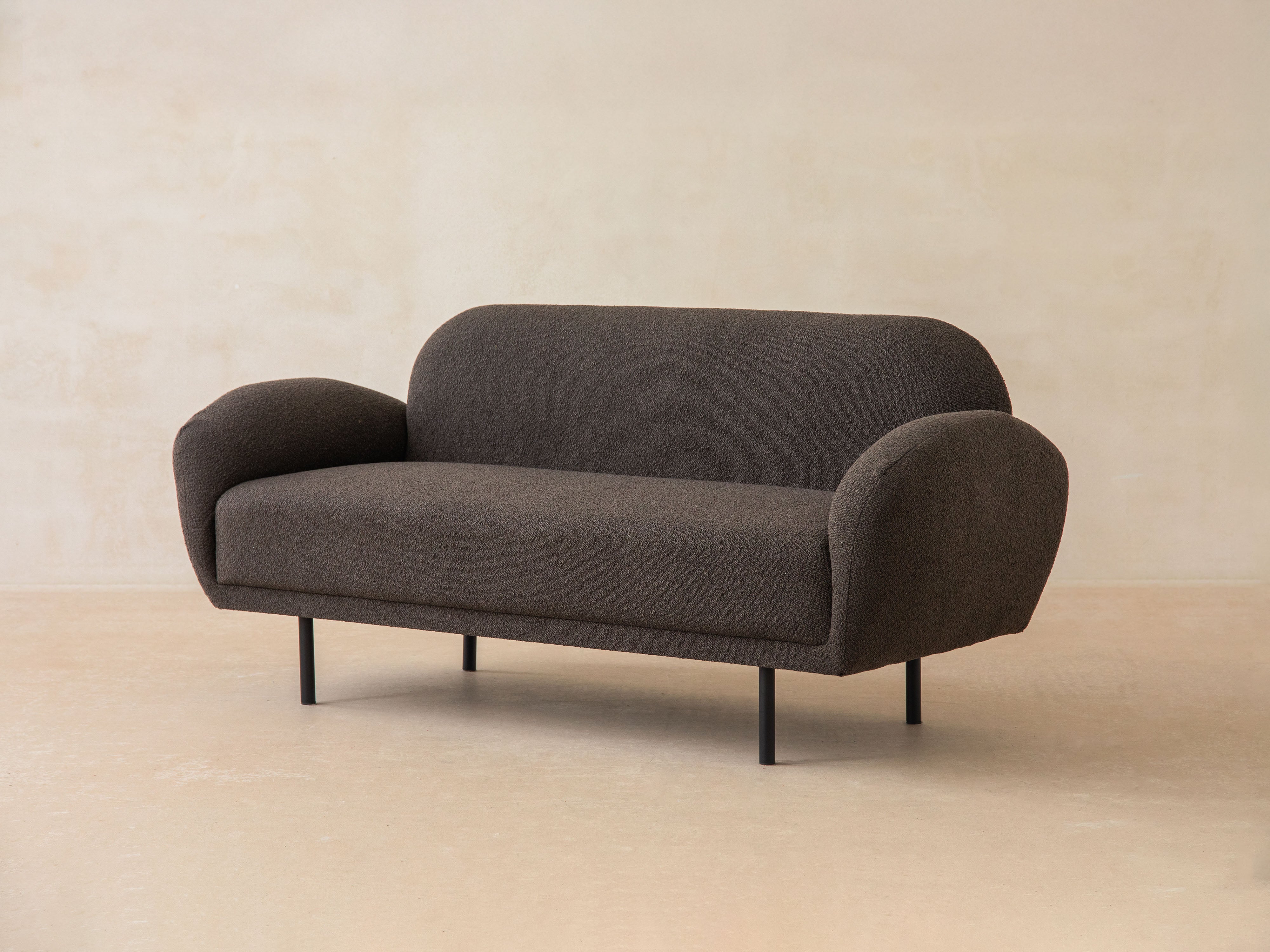3-seater Sofa POPPY gray chenille