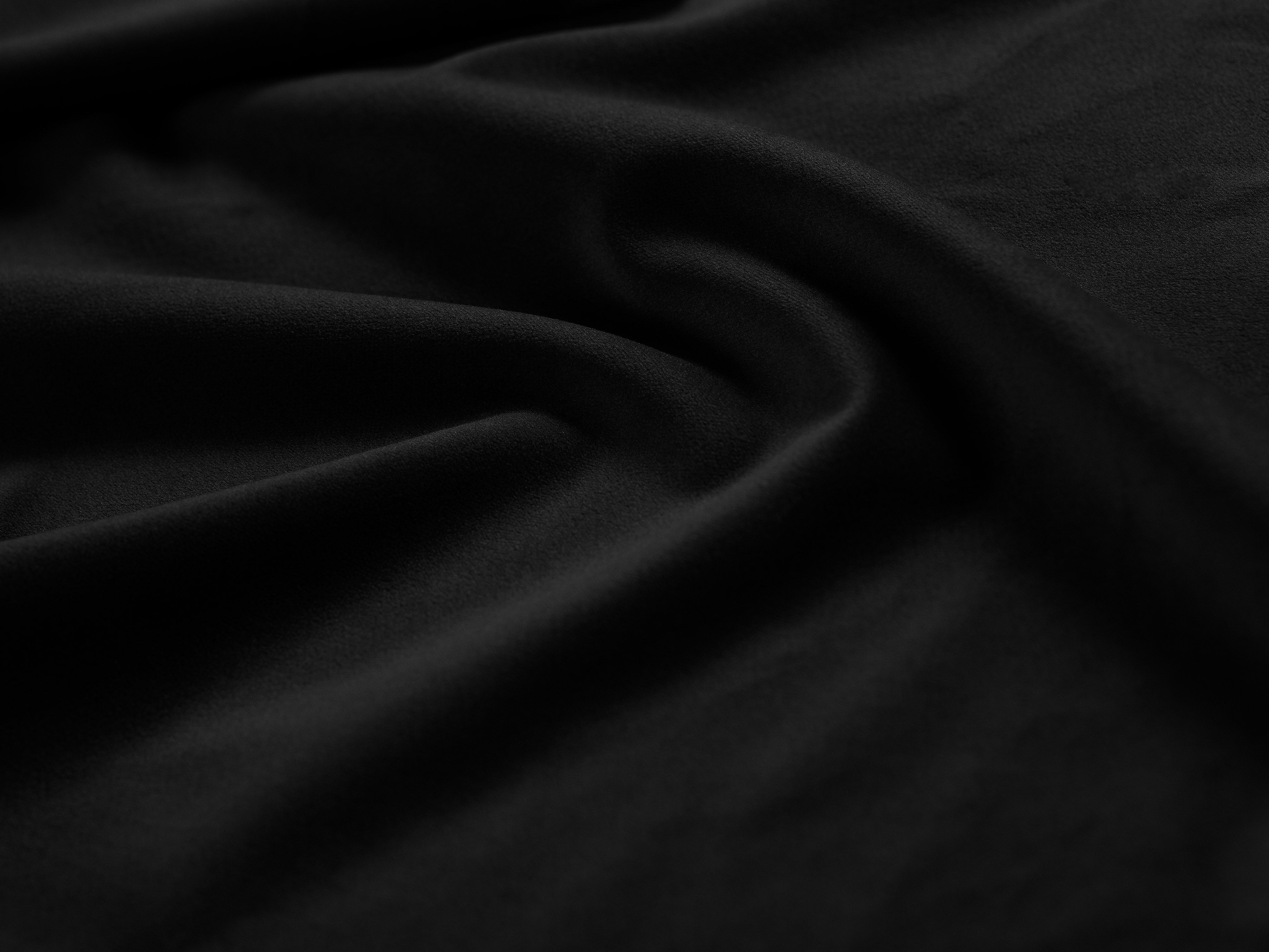 Sofa 3-osobowa aksamitna GEORGIA czarny