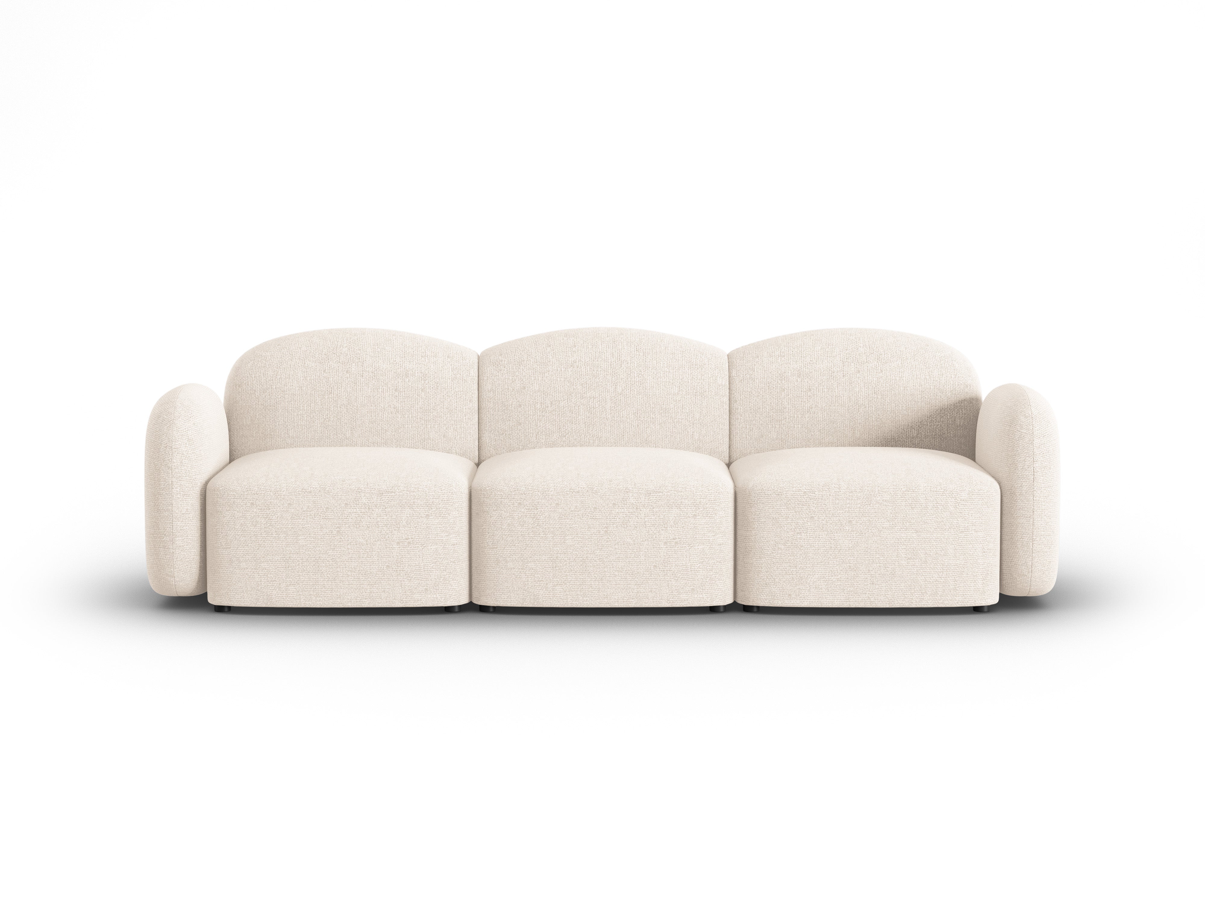 Sofa 3-osobowa BLAIR szenil jasnobeżowy melanż Micadoni Eye on Design