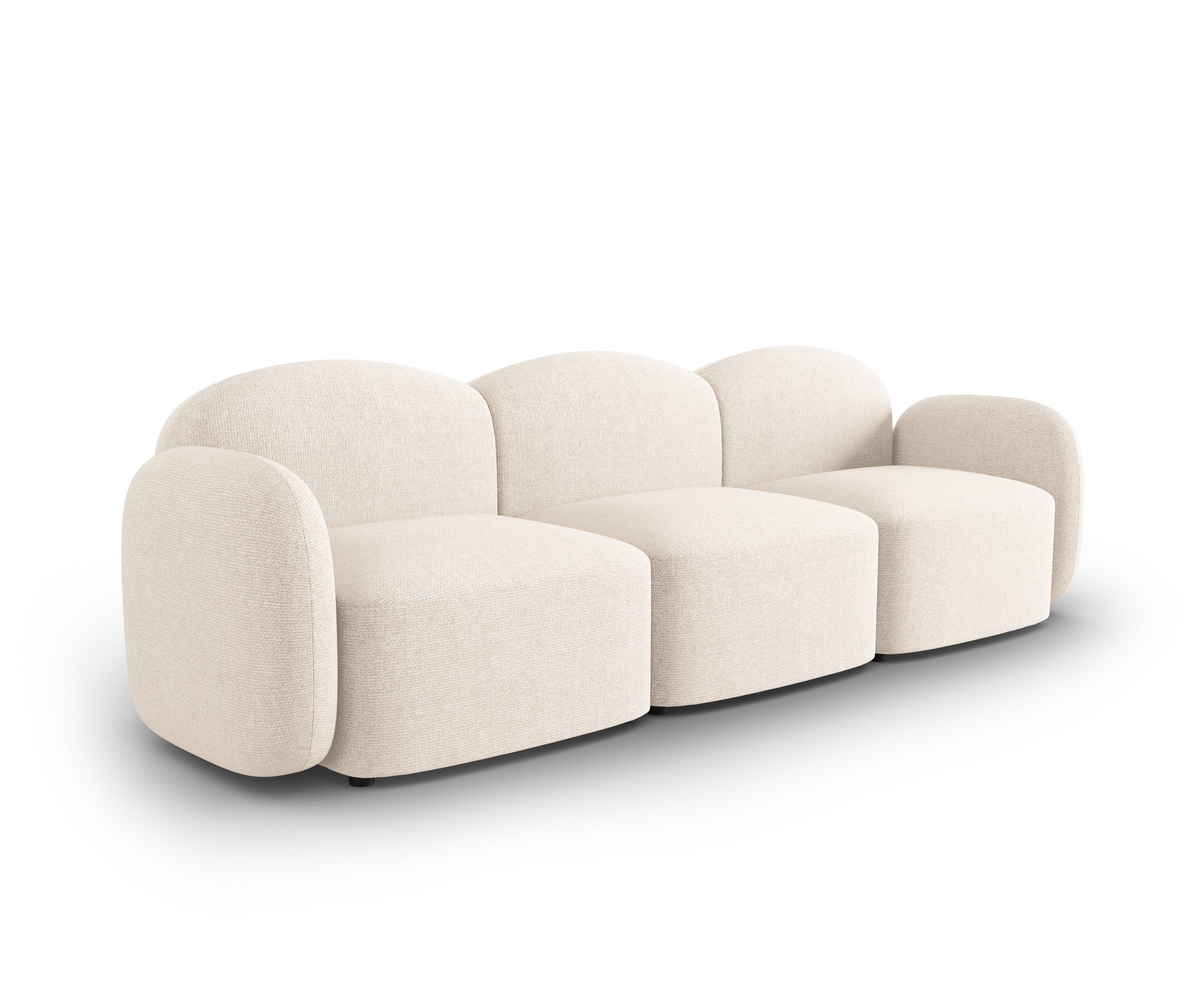 Sofa 3-osobowa BLAIR szenil jasnobeżowy melanż Micadoni Eye on Design