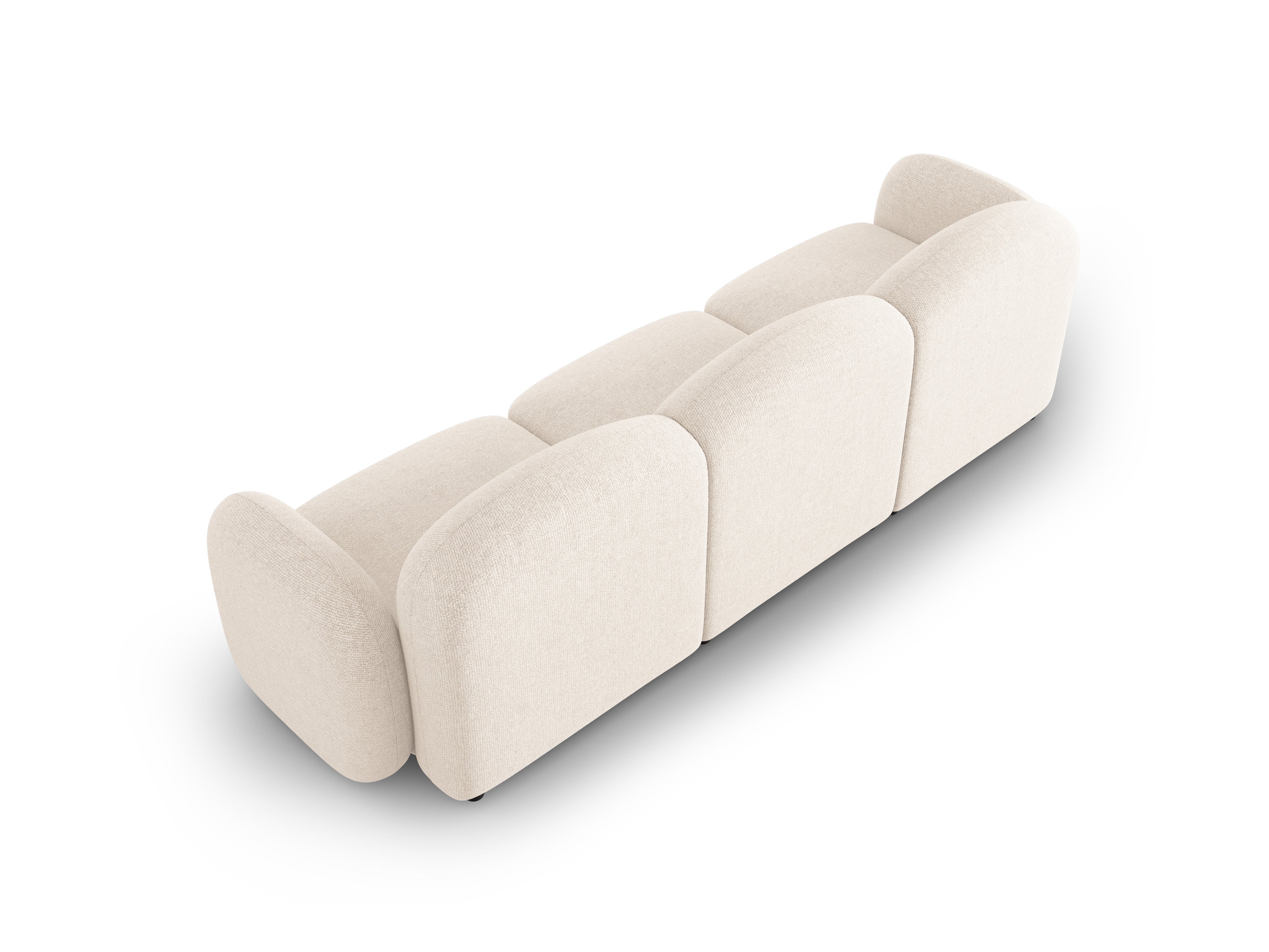 Sofa 3-osobowa BLAIR szenil jasnobeżowy melanż Micadoni Eye on Design