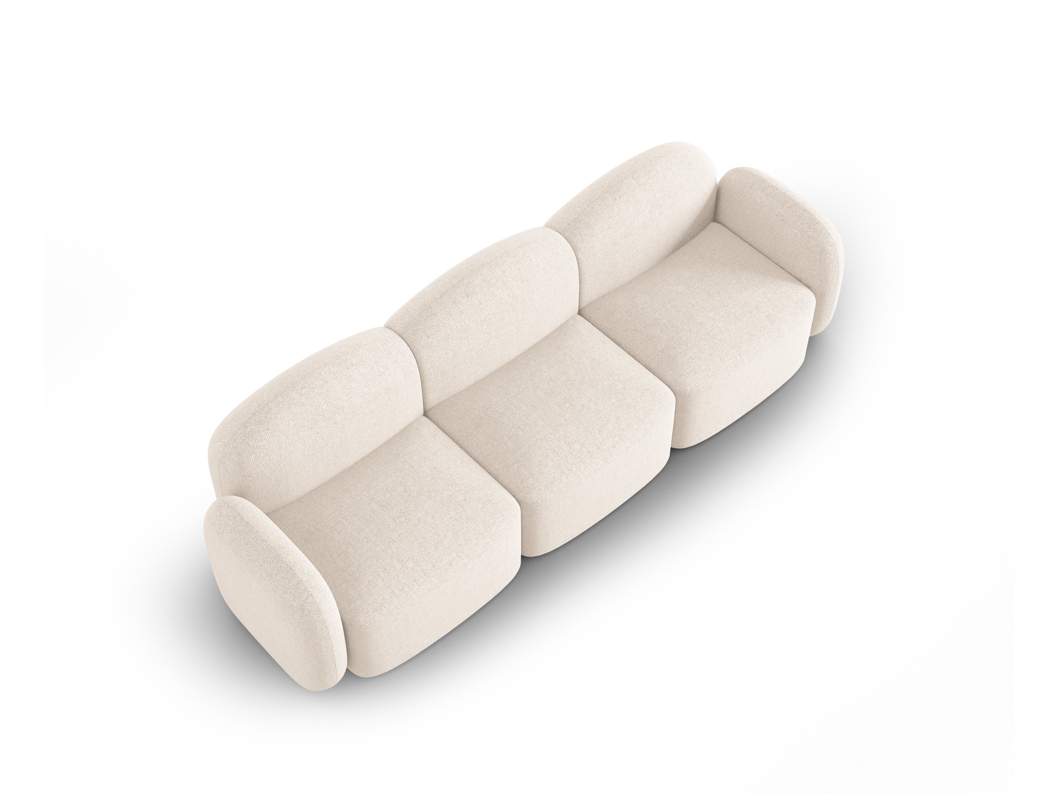 Sofa 3-osobowa BLAIR szenil jasnobeżowy melanż Micadoni Eye on Design